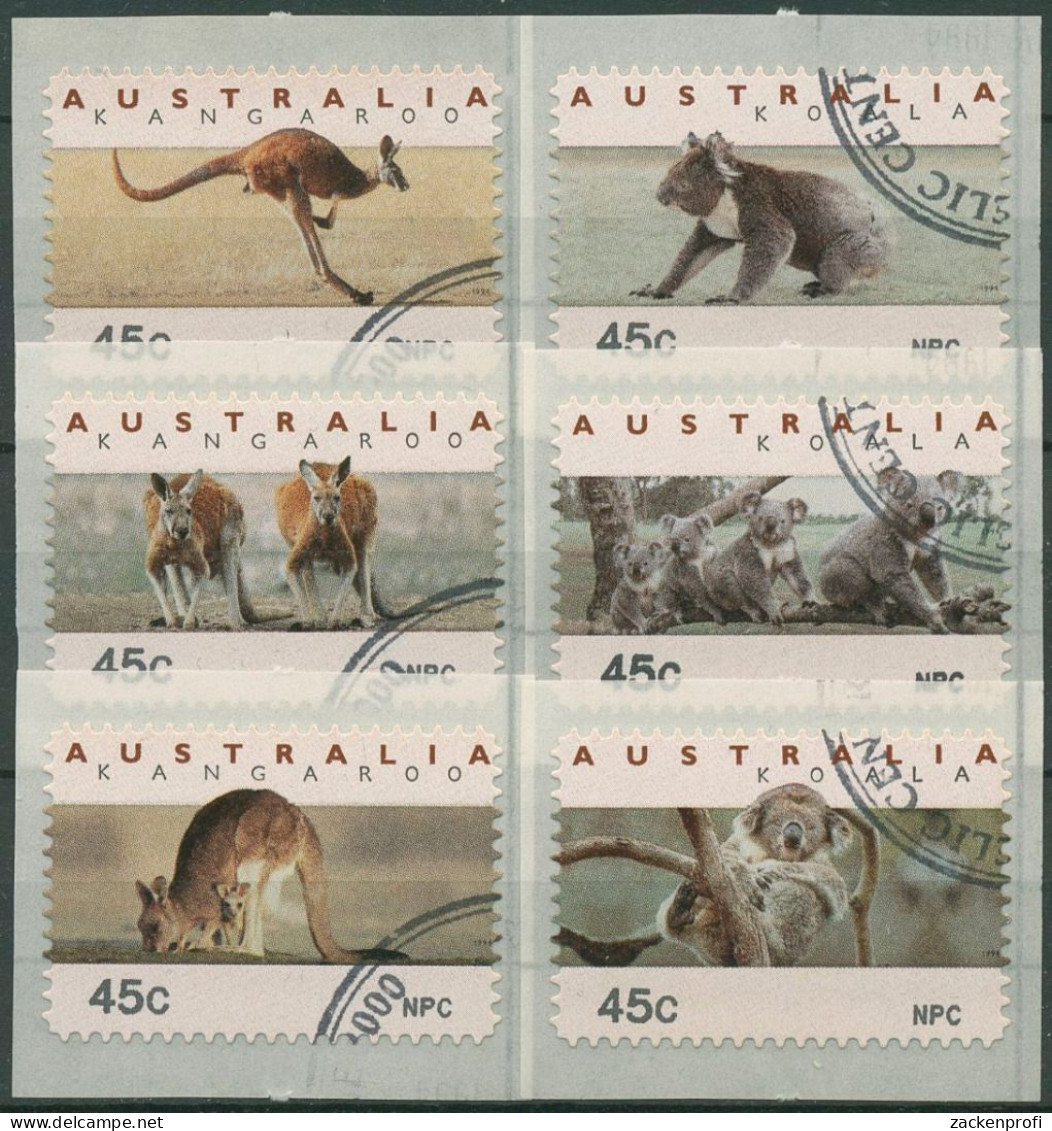 Australien 1994 Känguruh Koala Automatenmarken 40/45.1 NPC Gestempelt CTO - Vignette [ATM]
