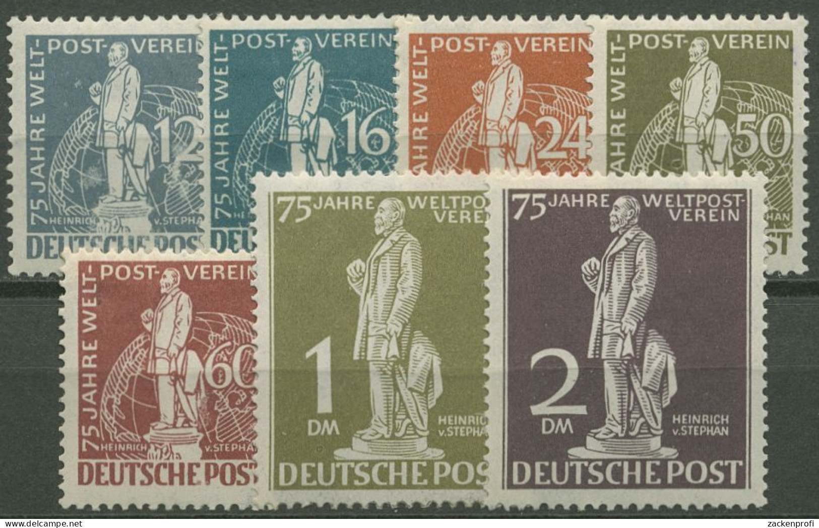 Berlin 1949 Weltpostverein UPU 35/41 Mit Falz, Gummimängel (R80792) - Neufs