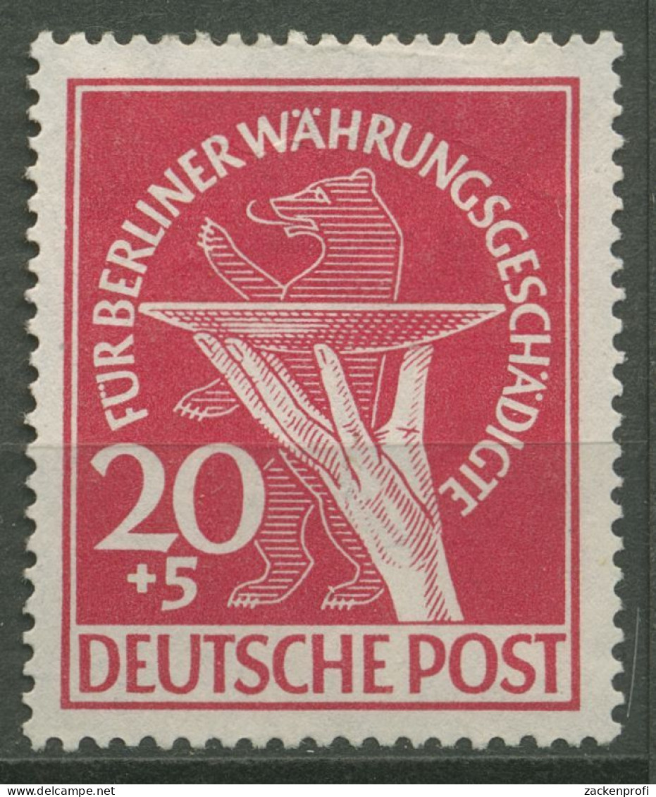 Berlin 1949 Währungsgeschädigte 69 Ungebraucht Ohne Gummierung (R80750) - Unused Stamps