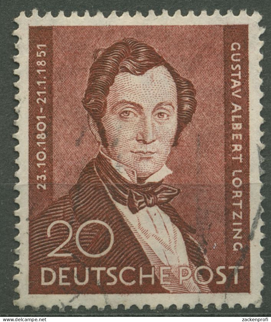 Berlin 1951 Albert Lortzing 74 Gestempelt, Kl. Zahnfehler (R80758) - Used Stamps
