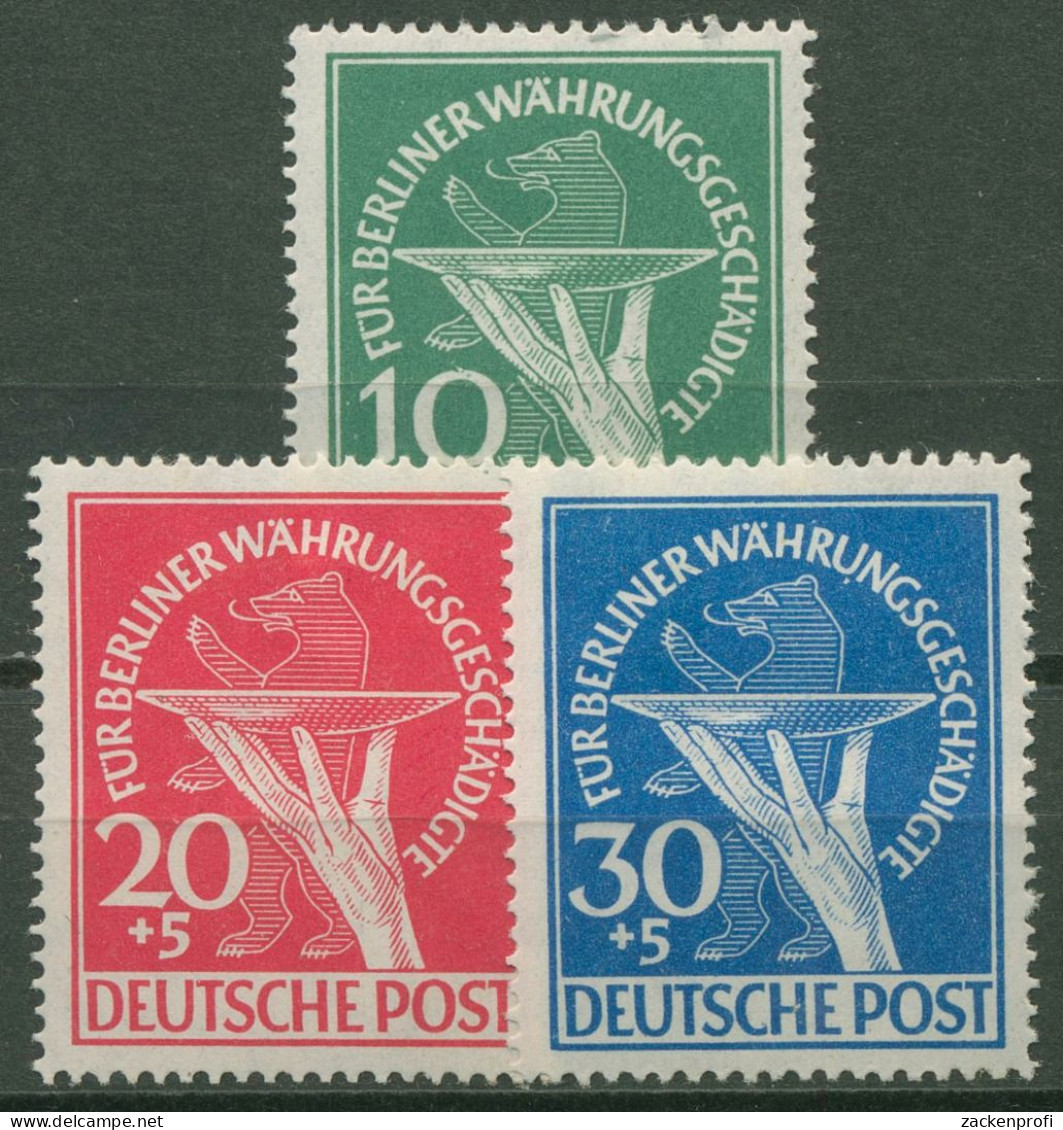 Berlin 1949 Währungsgeschädigte 68/70 Mit Falz, Dünne Stellen (R80742) - Neufs