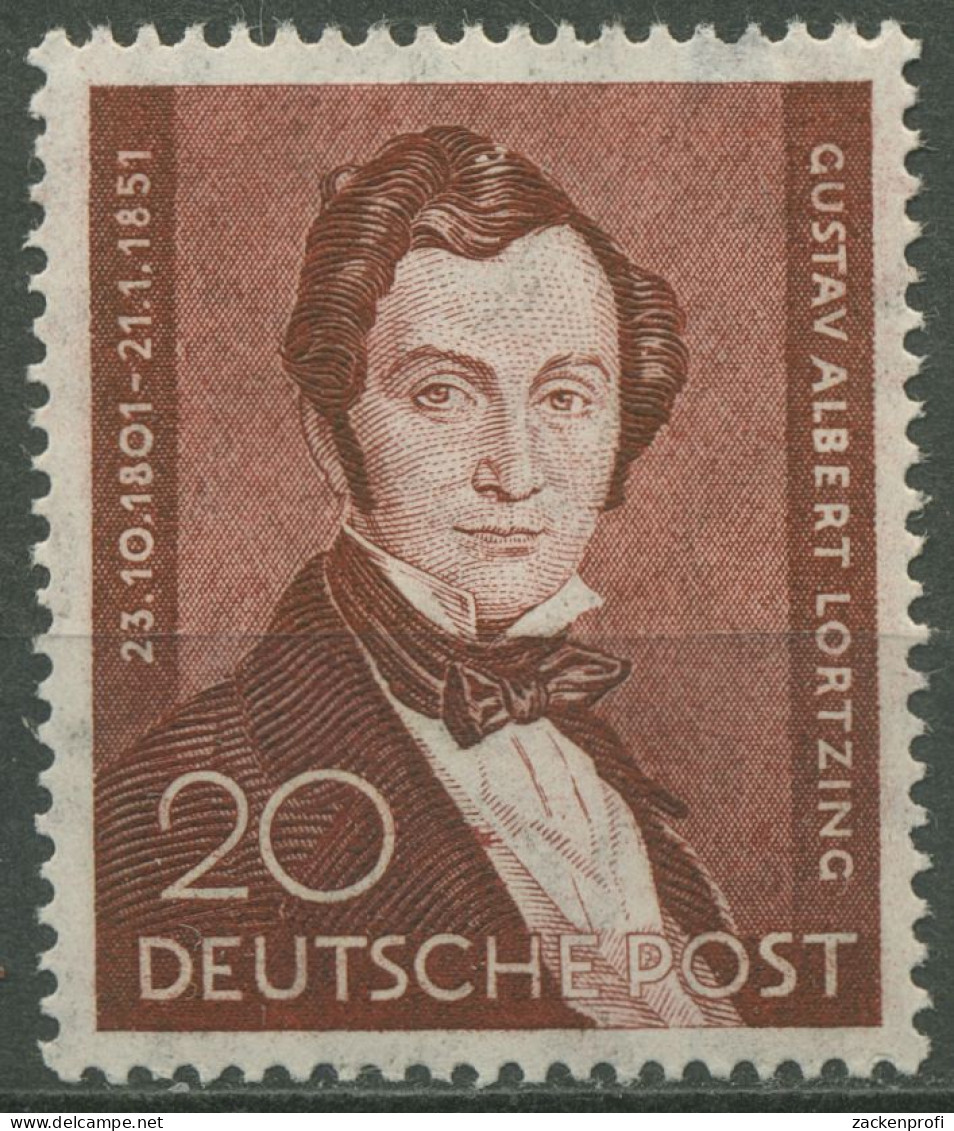 Berlin 1951 Albert Lortzing 74 Postfrisch, Kl. Dünne Stelle (R80753) - Neufs