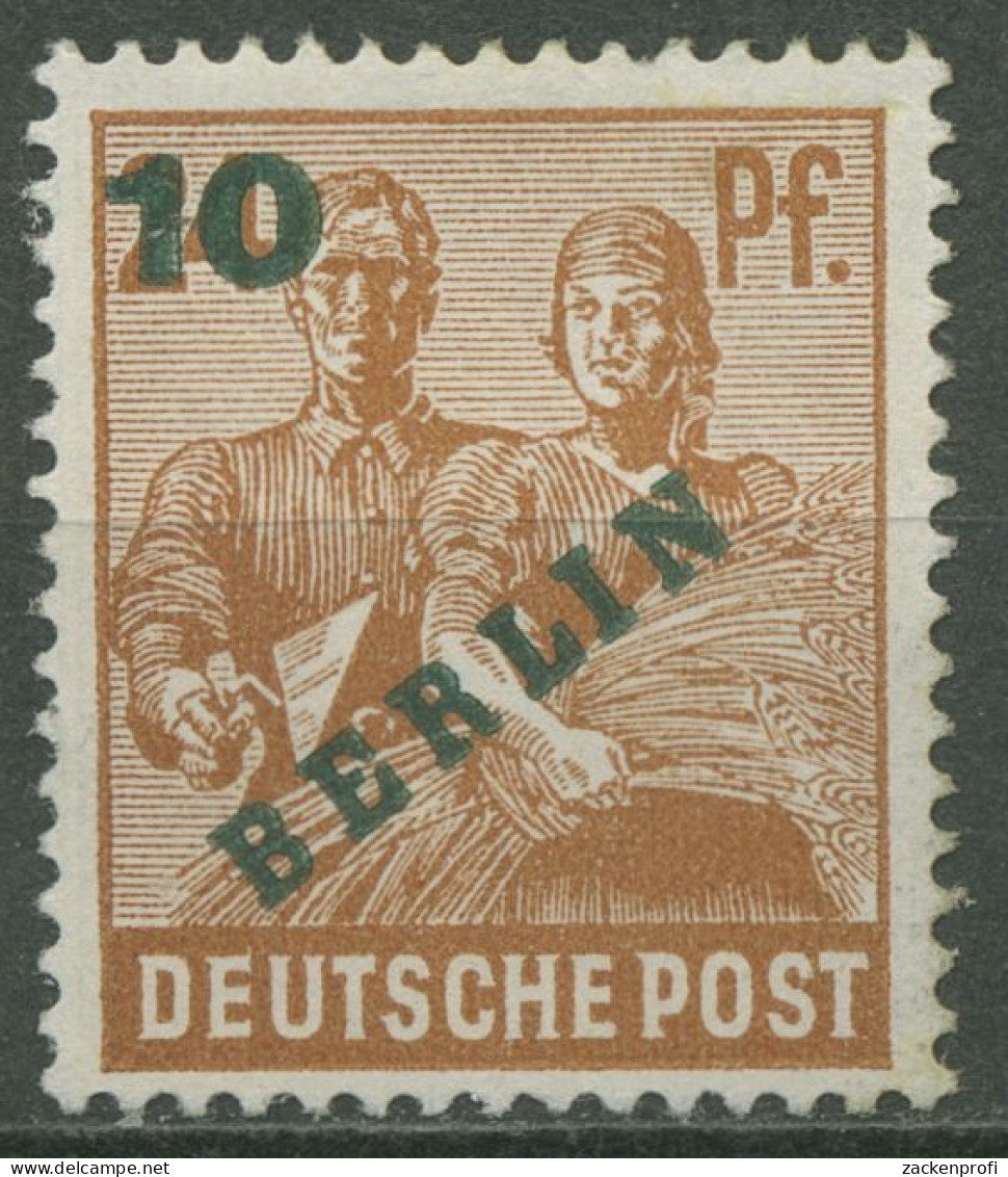 Berlin 1949 Grünaufdruck 65 Mit Neugummierung (R80778) - Neufs