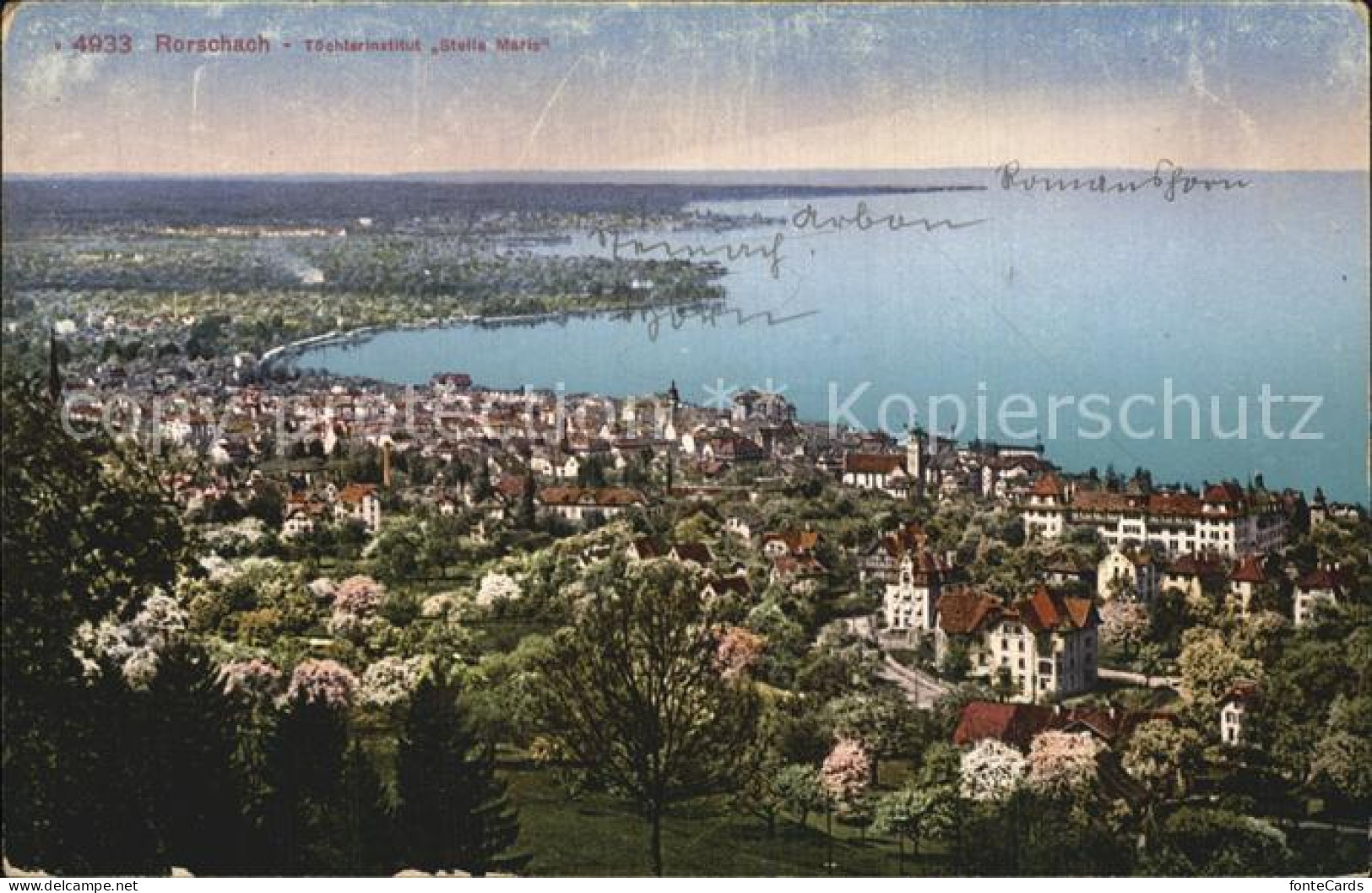 12574971 Rorschach Bodensee Toechterinstitut Stella Maria Panorama Rorschach - Andere & Zonder Classificatie