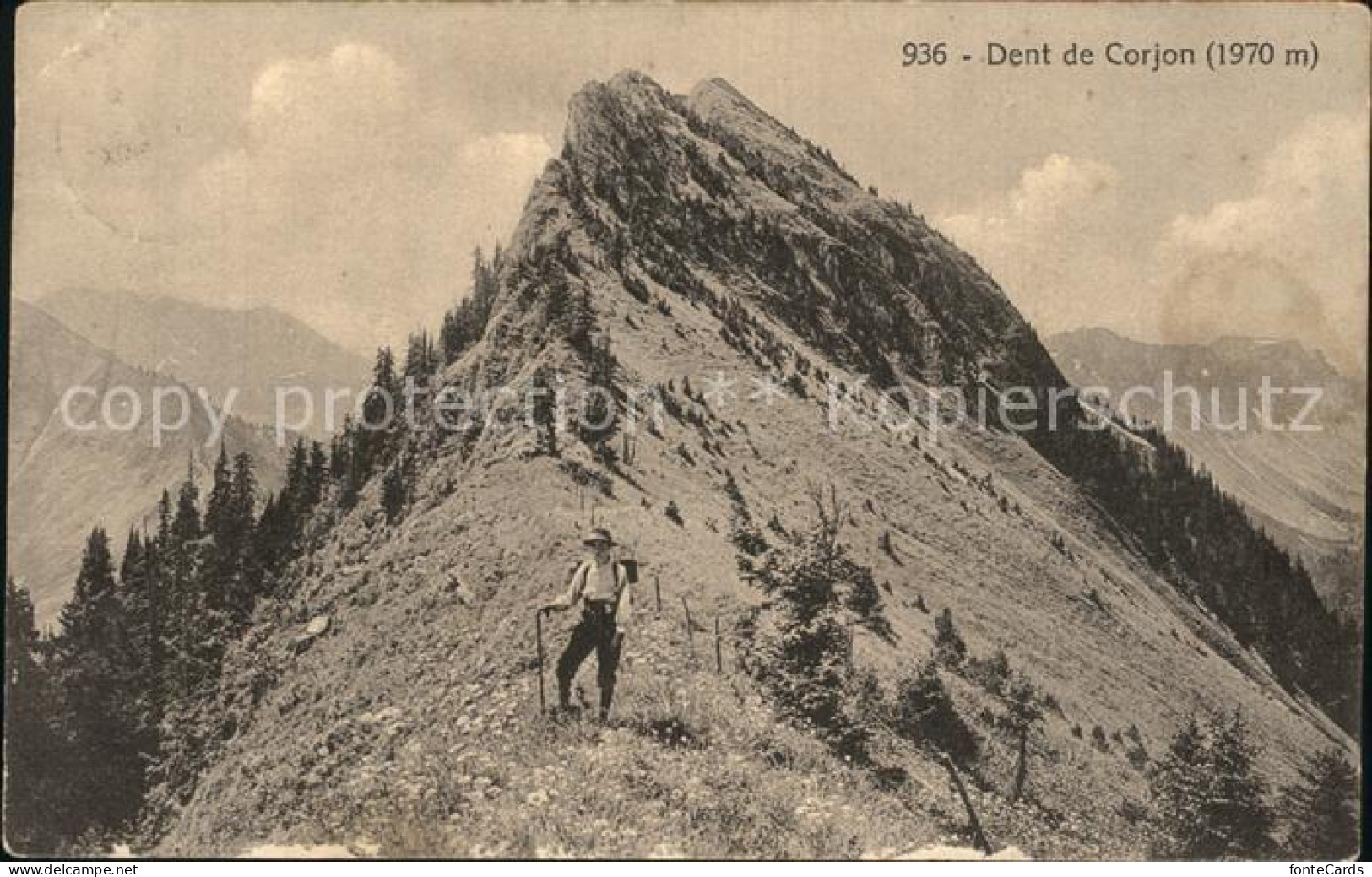 12574962 Dent De Corjon Gipfel Bergsteiger Dent De Corjon - Autres & Non Classés