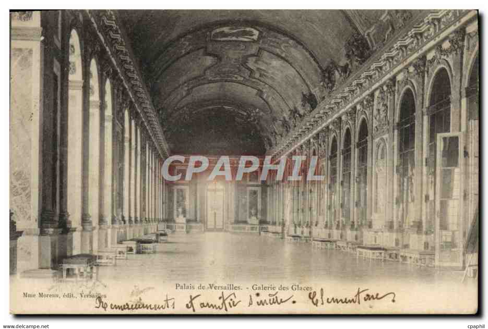 CPA Palais De Versailles Galeries Des Glaces - Versailles (Château)