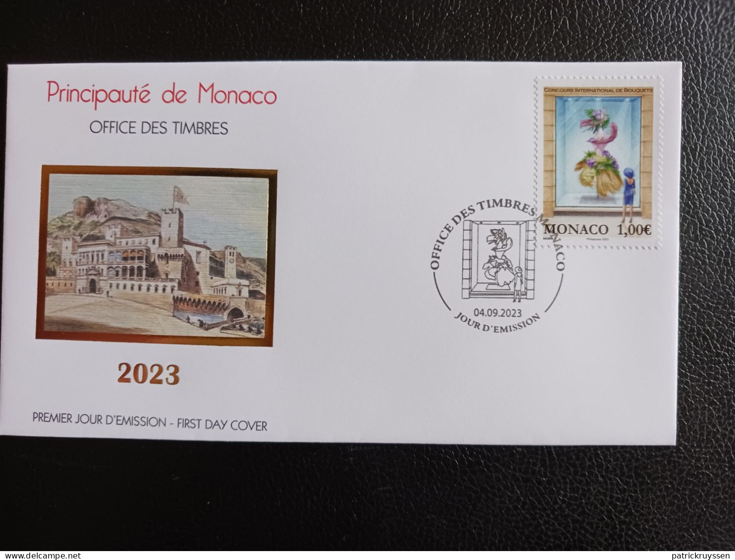 Monaco 2023  Garden Club FLOWER BOUQUET Monte Carlo Flora Fiori Fleur Blumen 1v FDC PJ - Ungebraucht