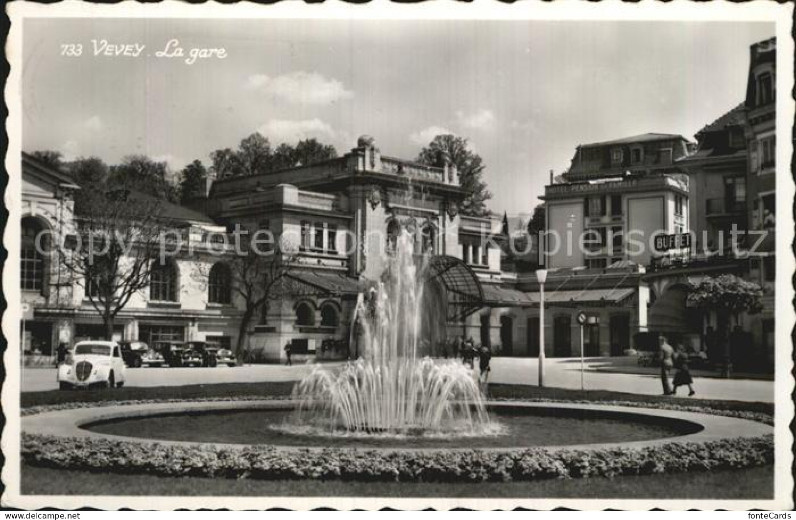 12574928 Vevey VD La Gare Vevey - Autres & Non Classés