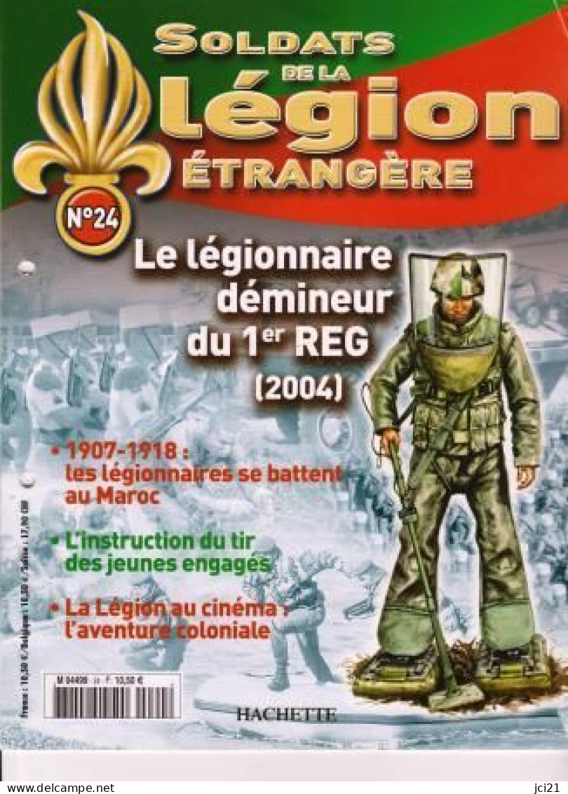 Fascicule N° 24 - Soldats De La Légion Etrangère " Légionnaire Démineur 1° REG 2004" _RLSPLé-24 - Francese