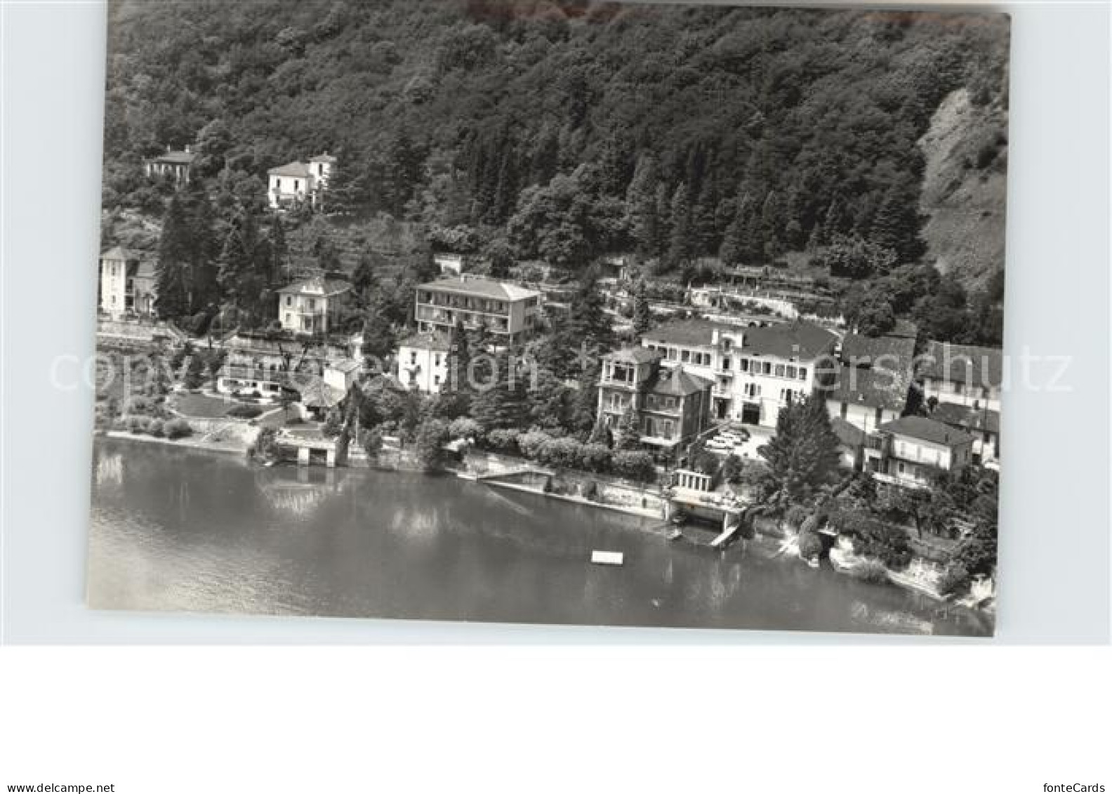 12574873 Melide Lago Di Lugano Fliegeraufnahme Melide - Altri & Non Classificati