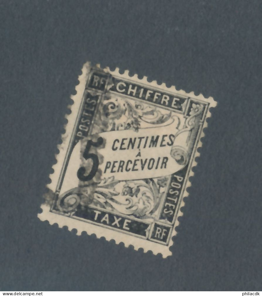 FRANCE - TAXE N° 14 OBLITERE - COTE : 35€ - 1882 - 1859-1959 Usados