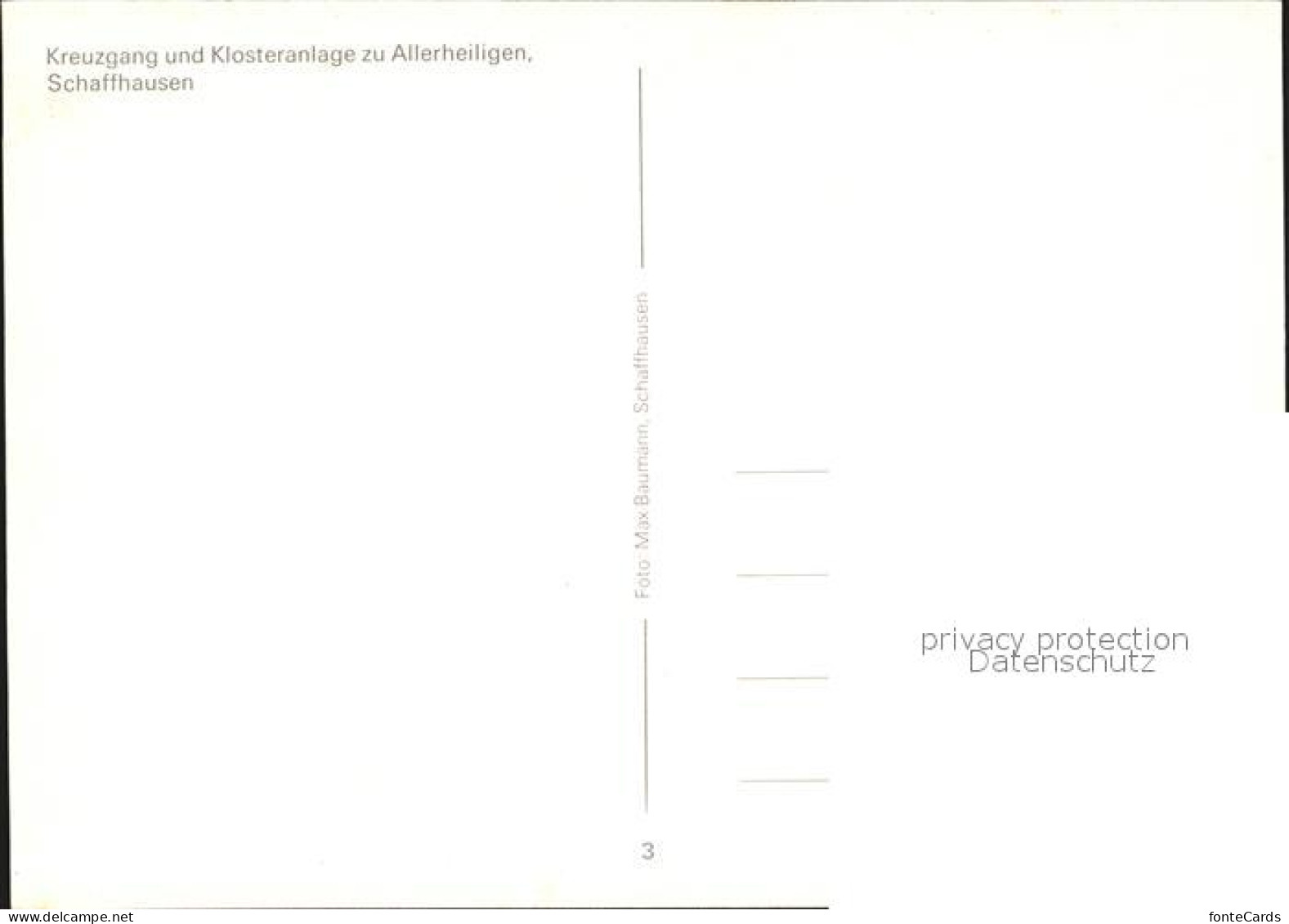 12574108 Schaffhausen SH Kreuzgang Klosteranlage Allerheiligen Schaffhausen - Andere & Zonder Classificatie