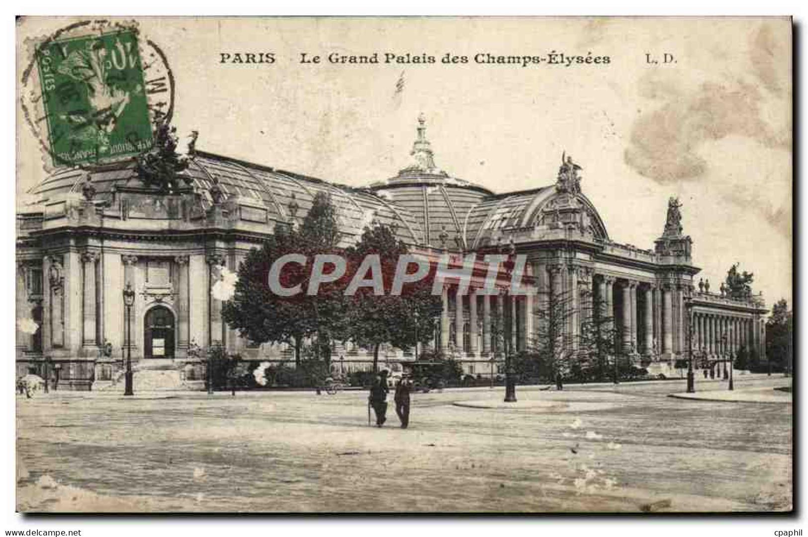 CPA Paris Le Grand Palais Des Champs Elysees - Other Monuments