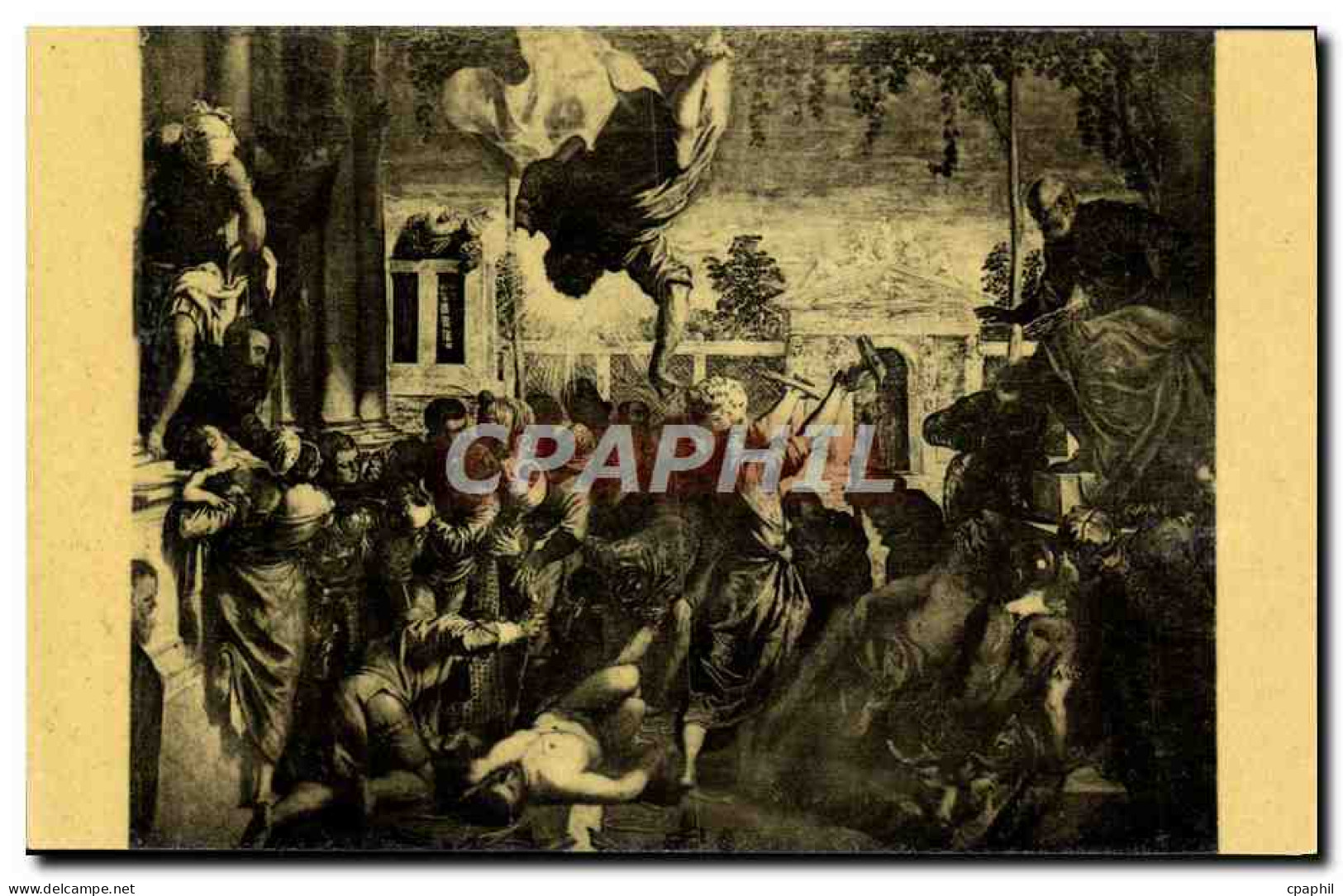 CPA Tintoret Venise Academie Des Beaux Arts Le Miracle De Saint Marc - Paintings