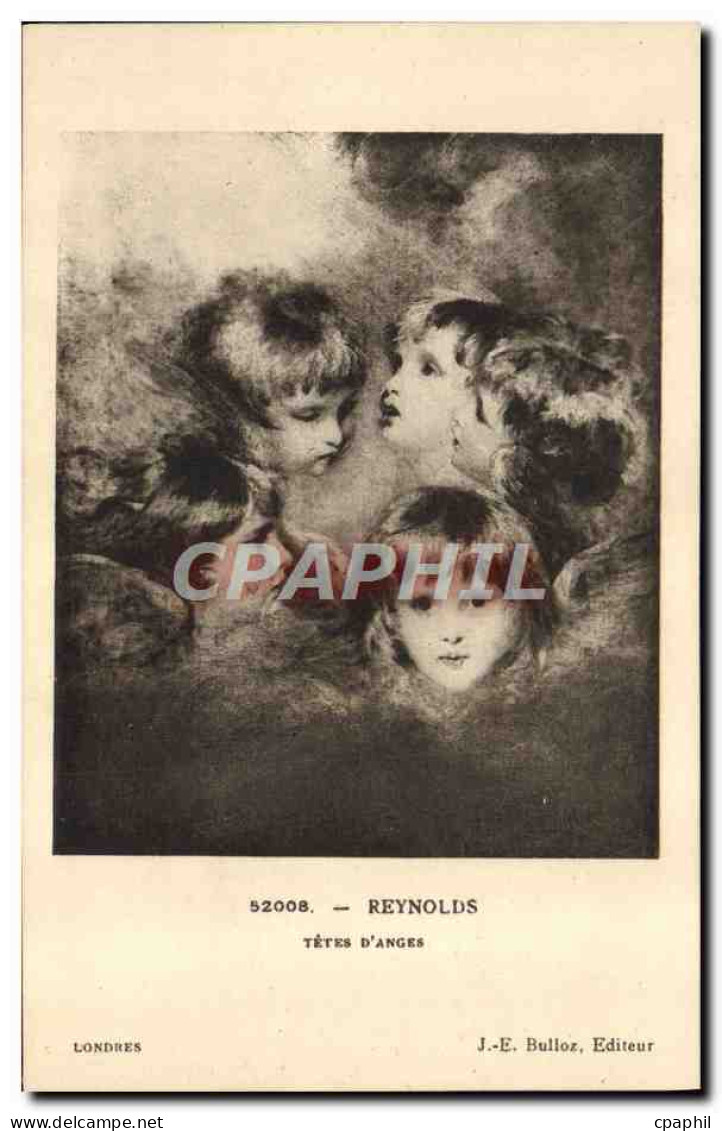 CPA Reynolds Londres Tetes D&#39anges Enfants - Paintings