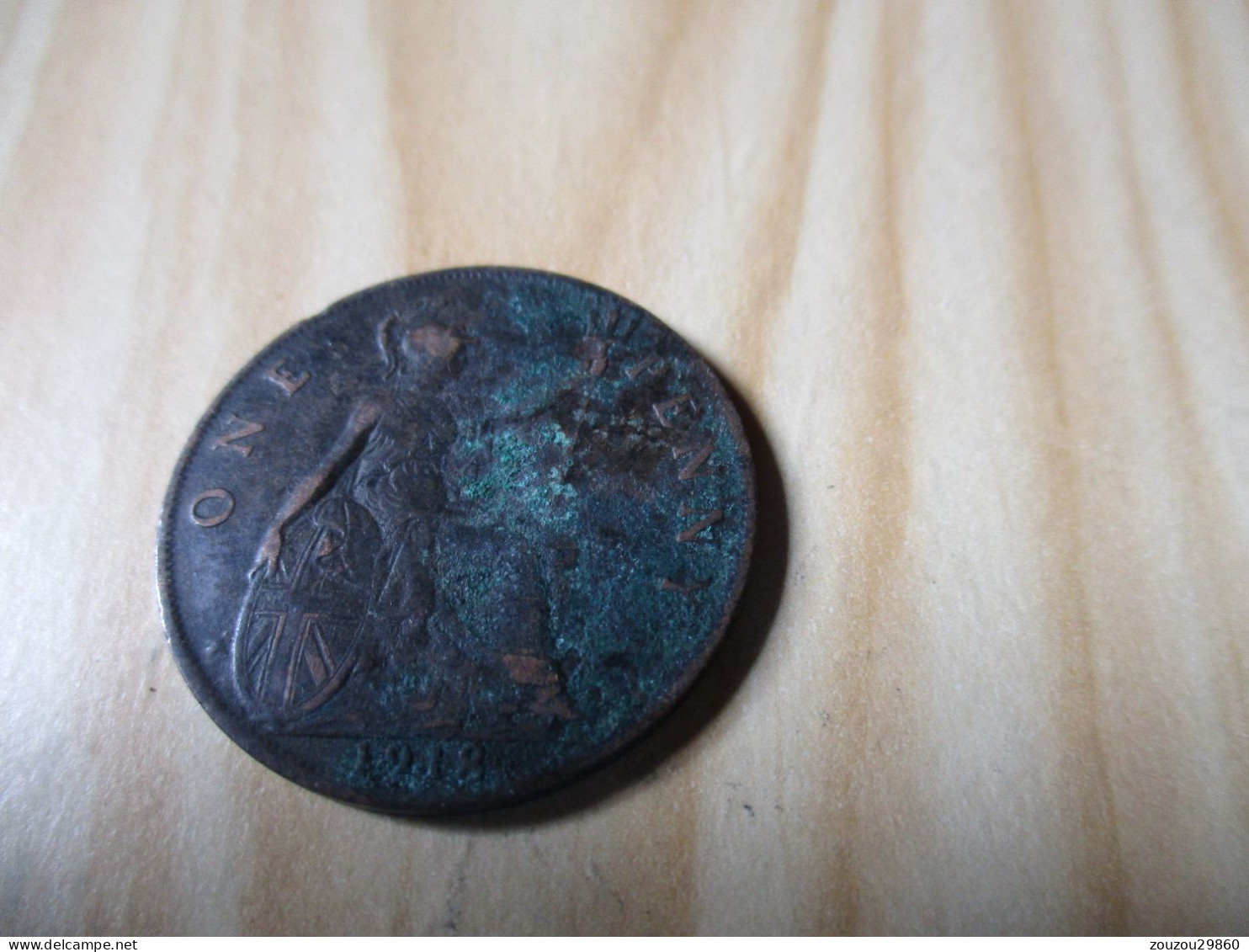Grande-Bretagne - One Penny George V 1918.N°596. - D. 1 Penny