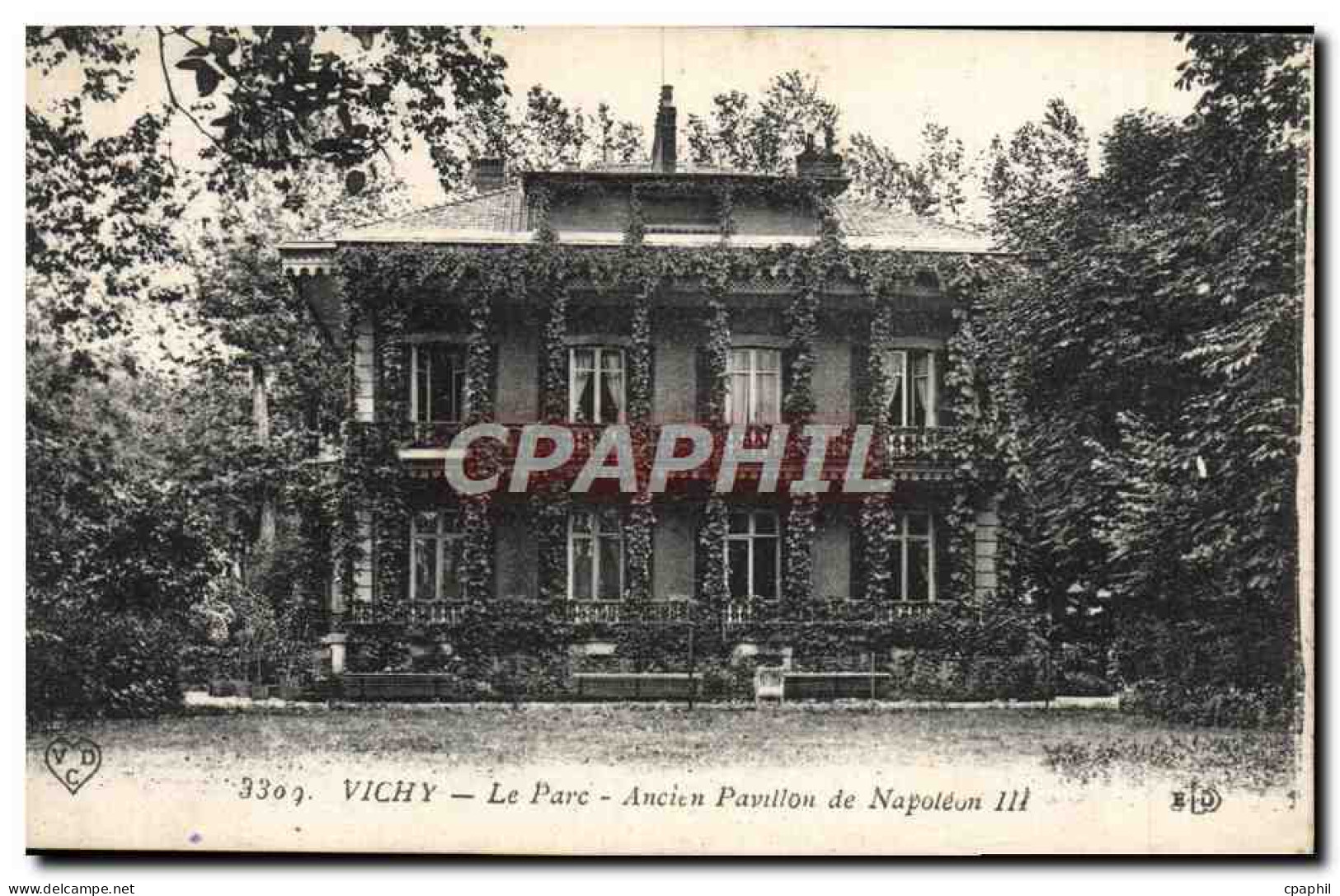CPA Vichy Le Parc Ancien Pavillon De Napoleon III - Vichy