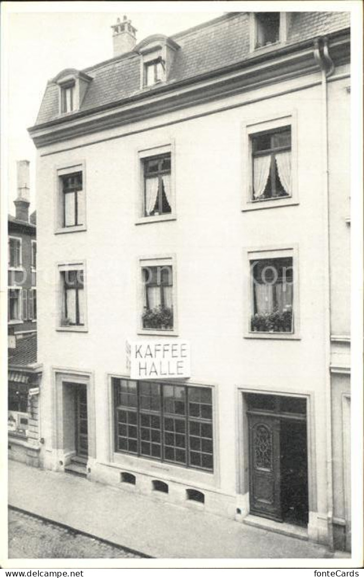 12571834 Basel BS Kaffeehalle Heumattstrasse Basel BS - Sonstige & Ohne Zuordnung