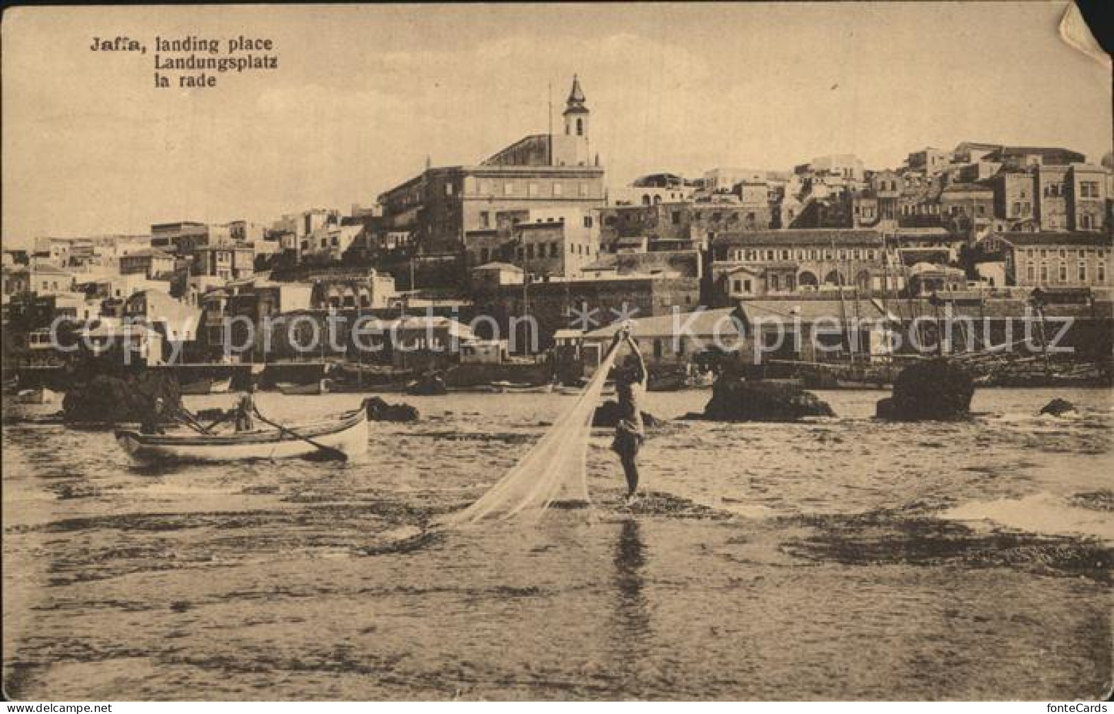 12571830 Jaffa Landungsplatz Stadtblick Jaffa - Israël