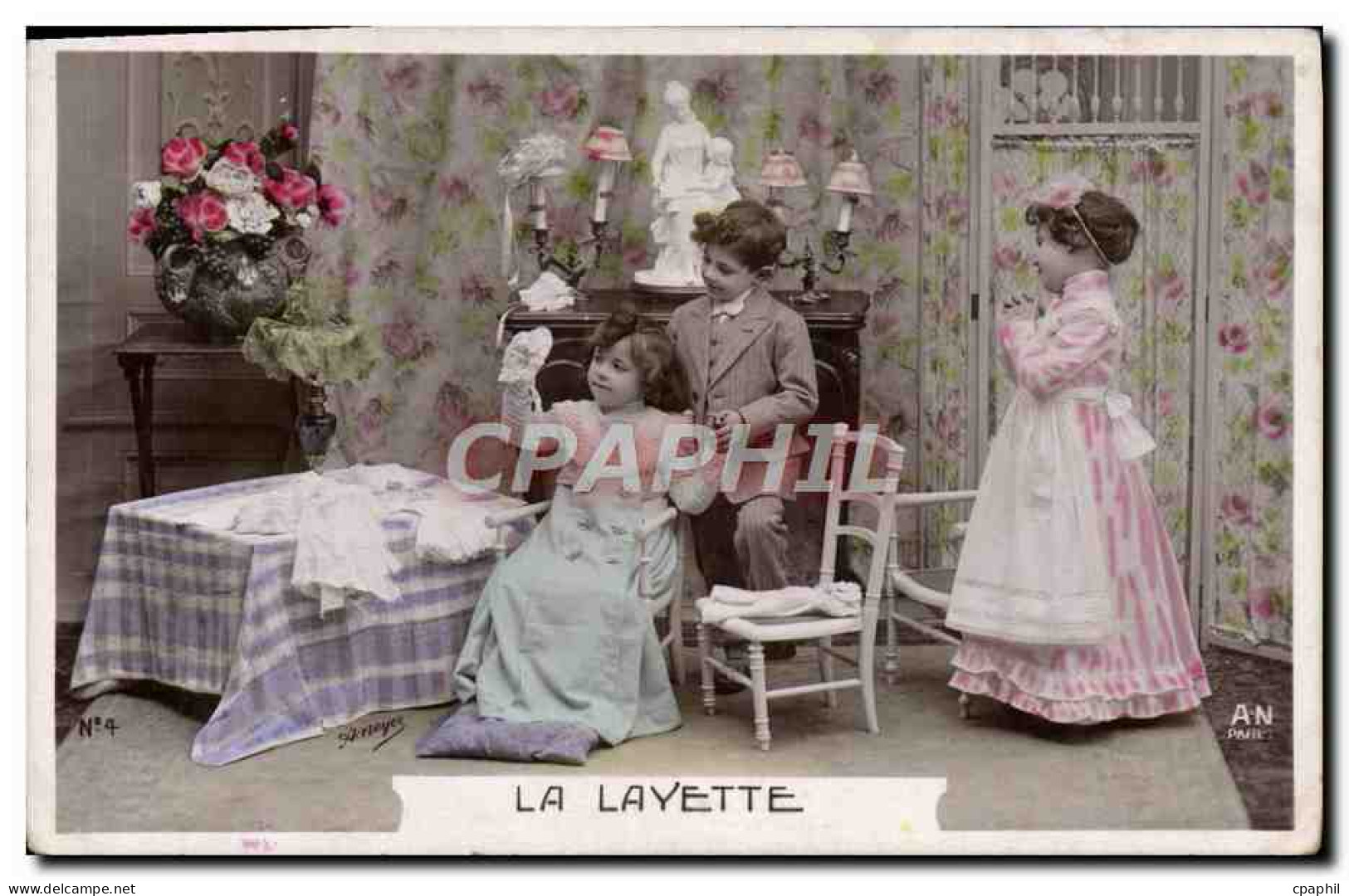 CPA Fantaisie Enfants Layette - Other & Unclassified