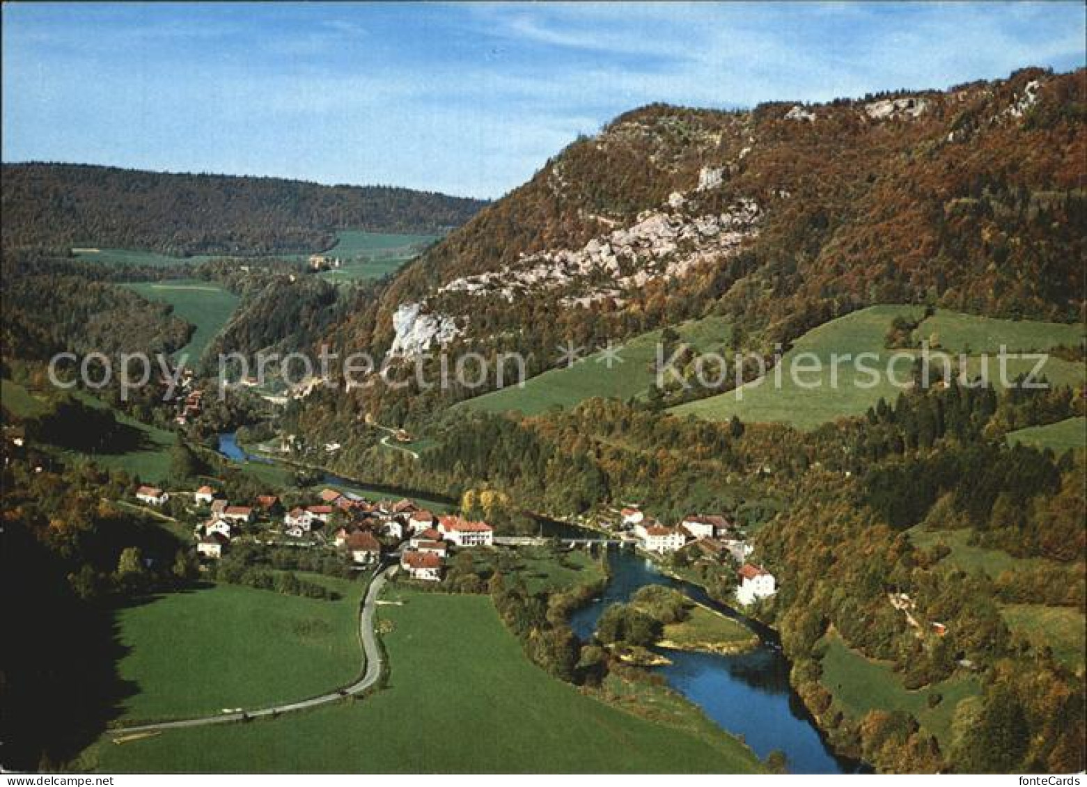 12568661 Goumois Franches-Montagnes Grenze Frankreich Schweiz Goumois - Other & Unclassified