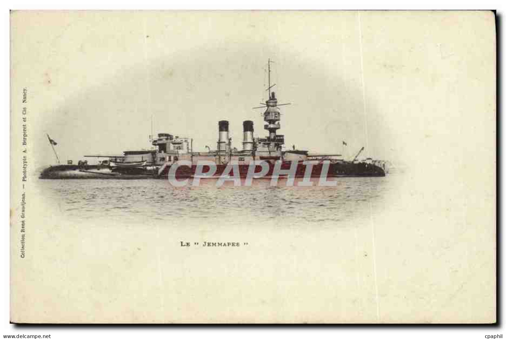 CPA Bateau Le Jemmapes - Warships