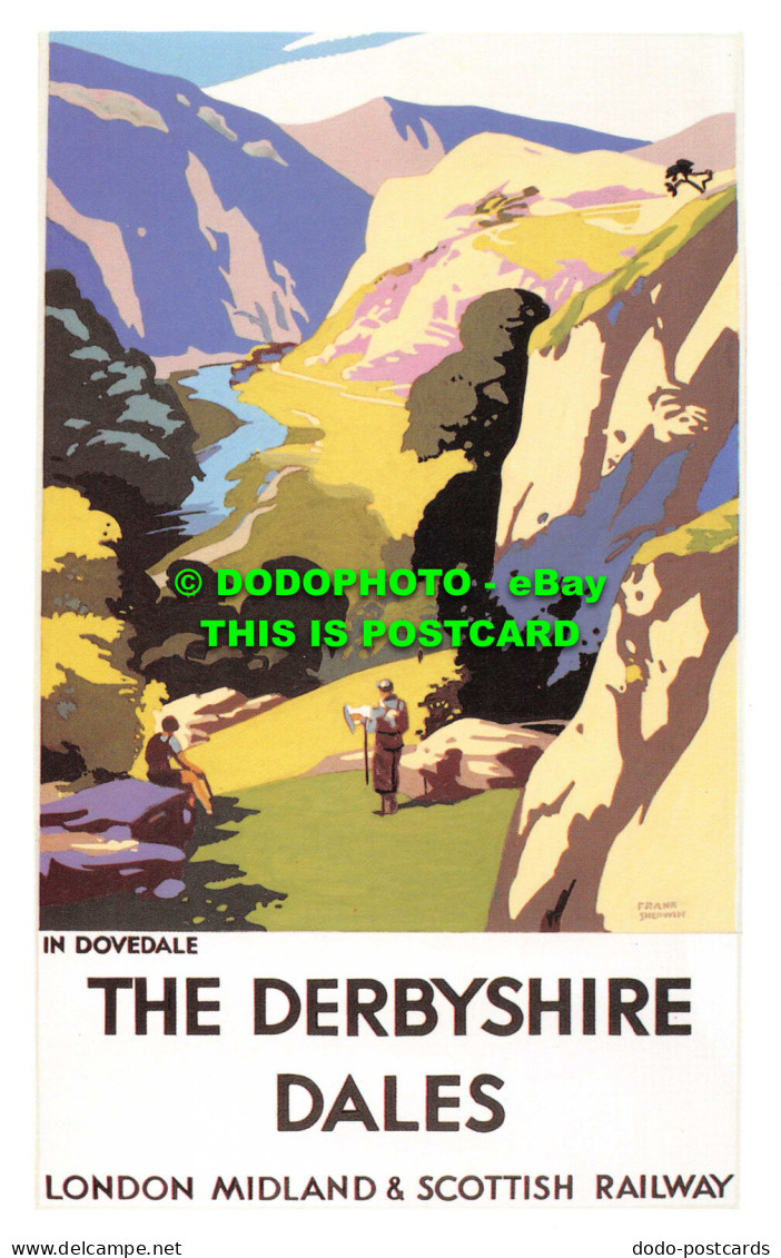 R541669 The Derbyshire Dales. In Dovedale. London Midland And Scottish Railway. - Other & Unclassified