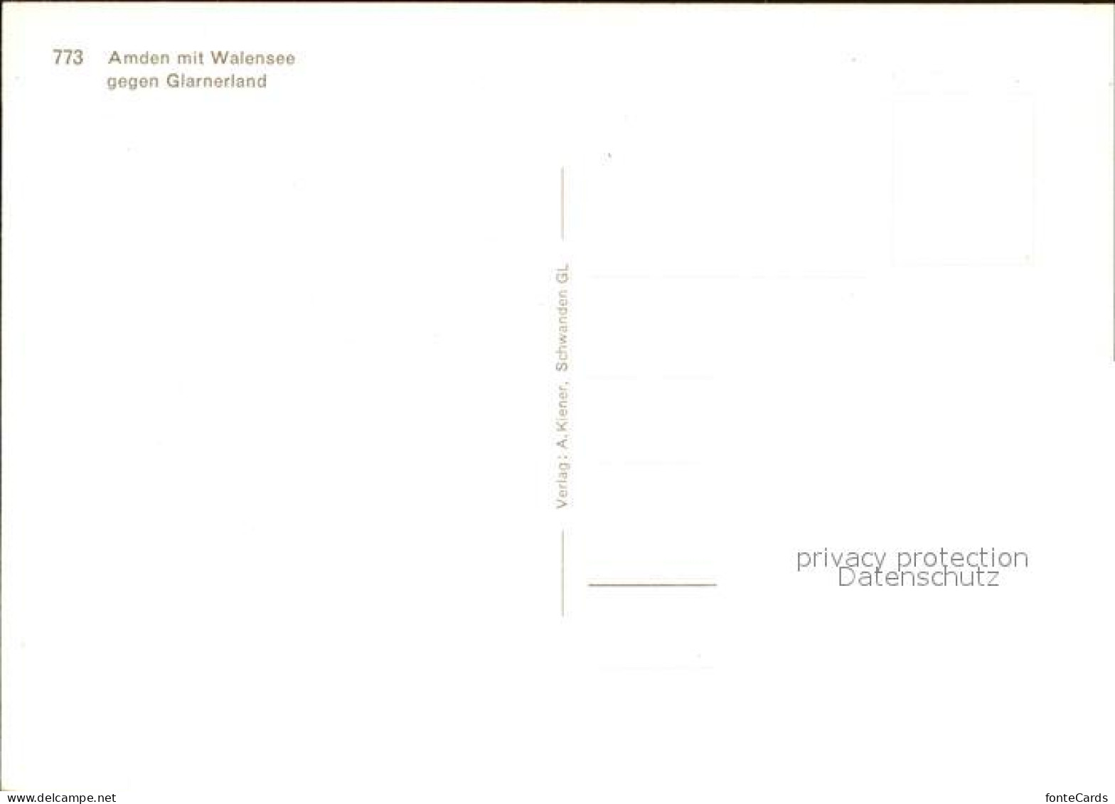 12567164 Amden SG Mit Walensee Und Glarnerland Amden - Other & Unclassified