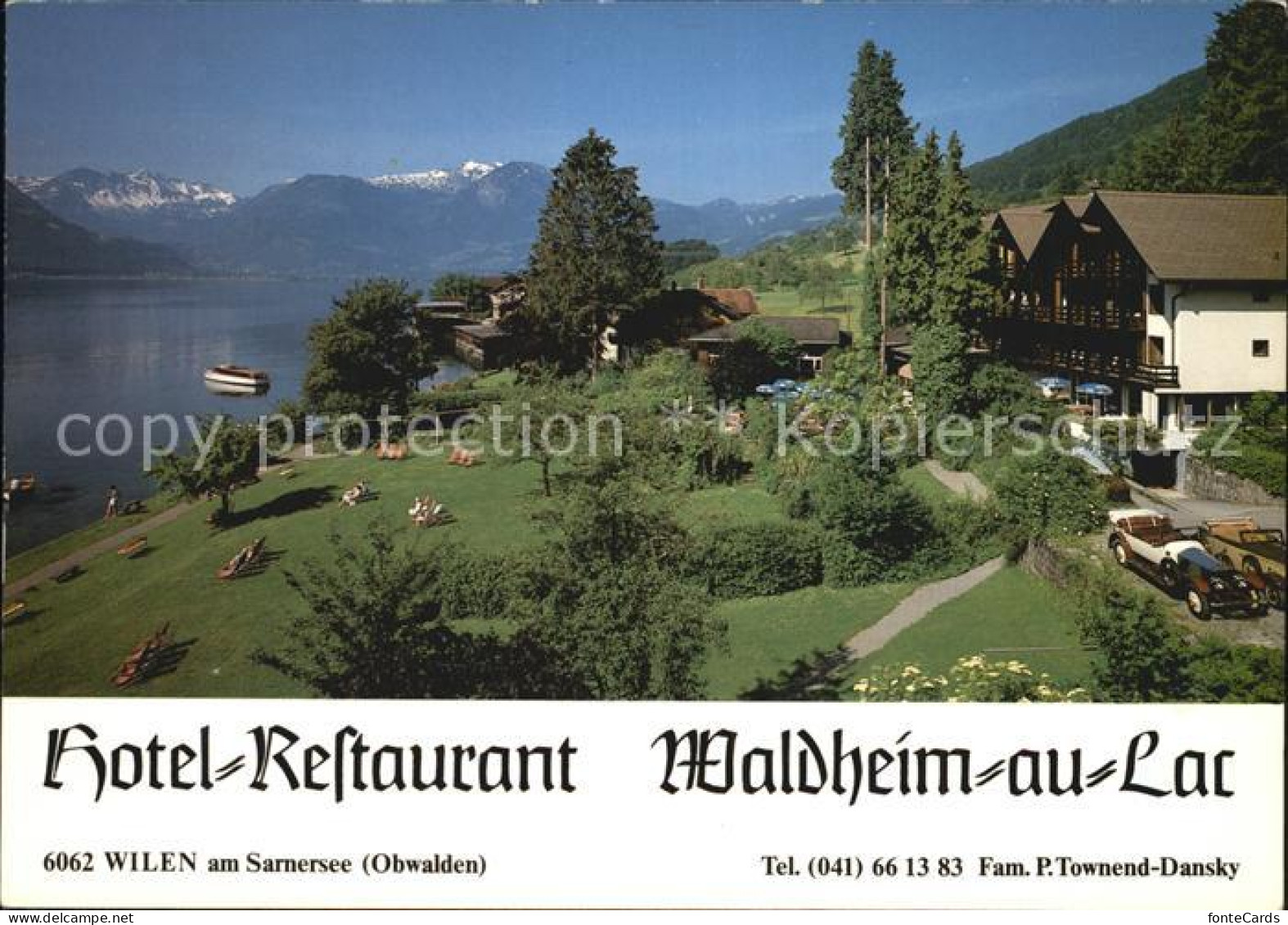 12567132 Wilen OW Hotel Restaurant Waldheim Au Lac Sarnersee Wilen OW - Altri & Non Classificati