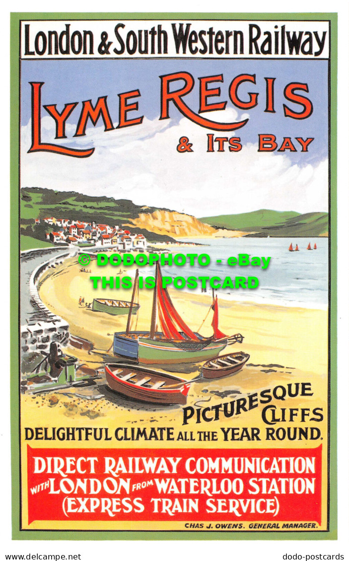 R541680 London And South WesternRailway. Lyme Regis And Its Bay. Picturesque Cli - Other & Unclassified