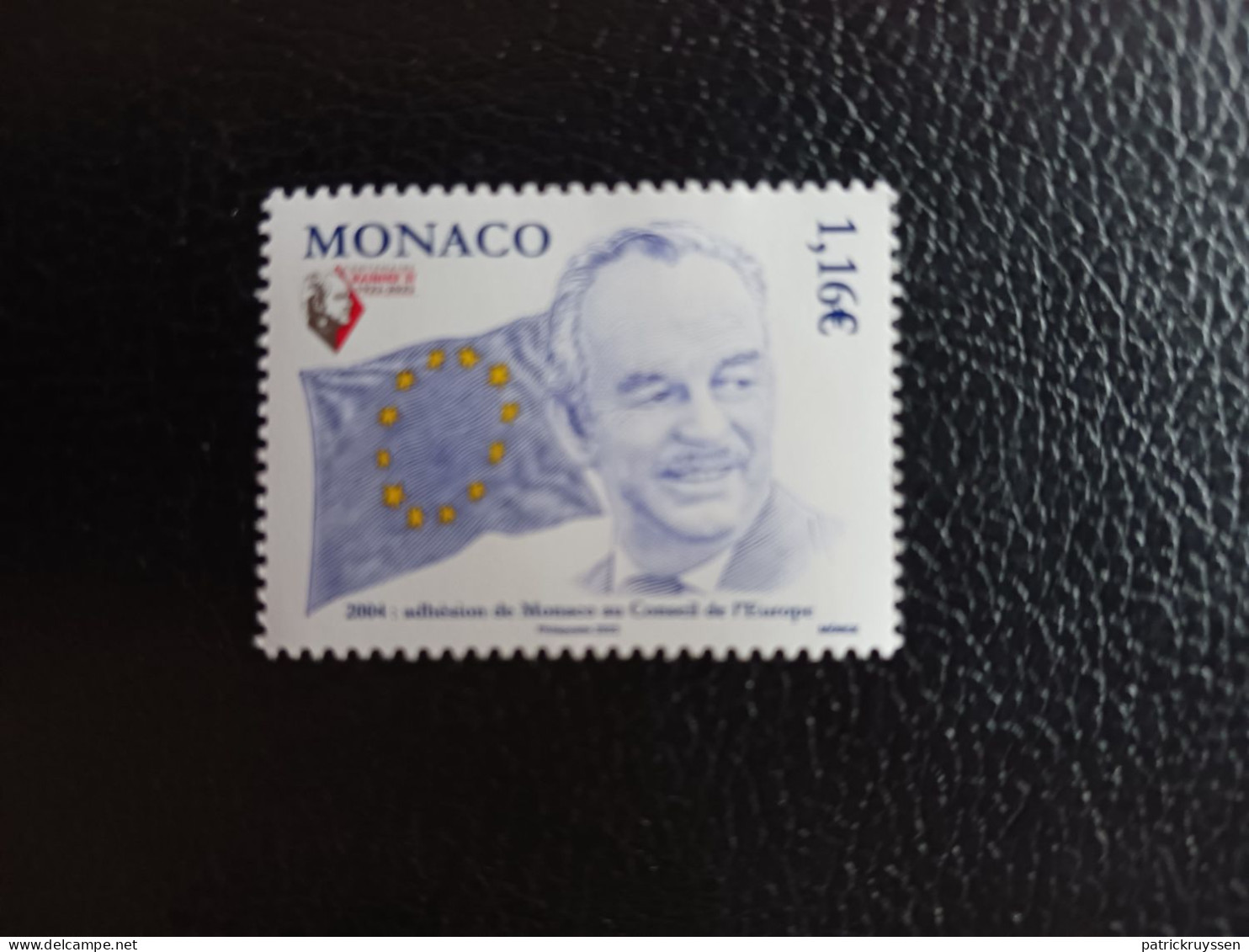 Monaco 2023 Rainier III Centenary Monaco Joins Council Europe 2004 Flag 1v Mnh - Nuovi