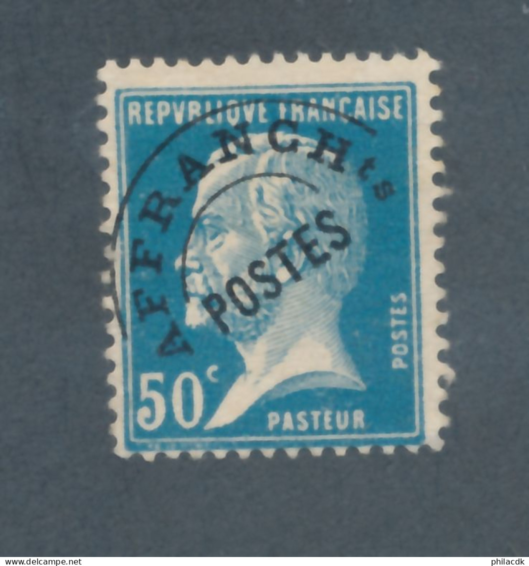 FRANCE - PREOBLITRE N° 68 NEUF (*) SANS GOMME - COTE : 30€ - 1922/27 - 1893-1947
