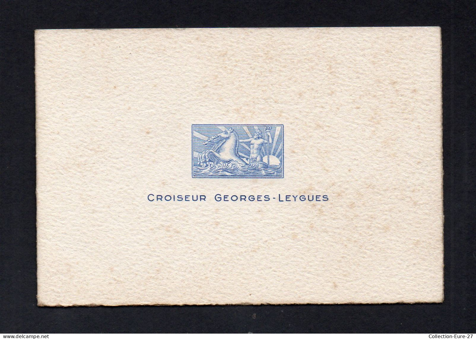 (28/04/24) THEME BATEAUX-CPA CROISEUR GEORGES LEYGUES - DEPLIANT - Warships