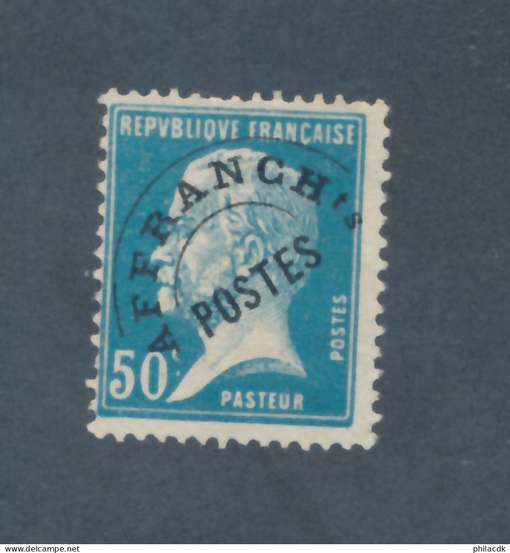 FRANCE - PREOBLITRE N° 68 NEUF (*) SANS GOMME - COTE : 30€ - 1922/27 - 1893-1947
