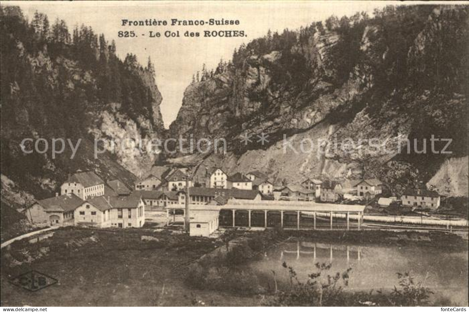 12563942 Col Des Roches Frontiere Franco Suisse Roches, Col Des - Altri & Non Classificati