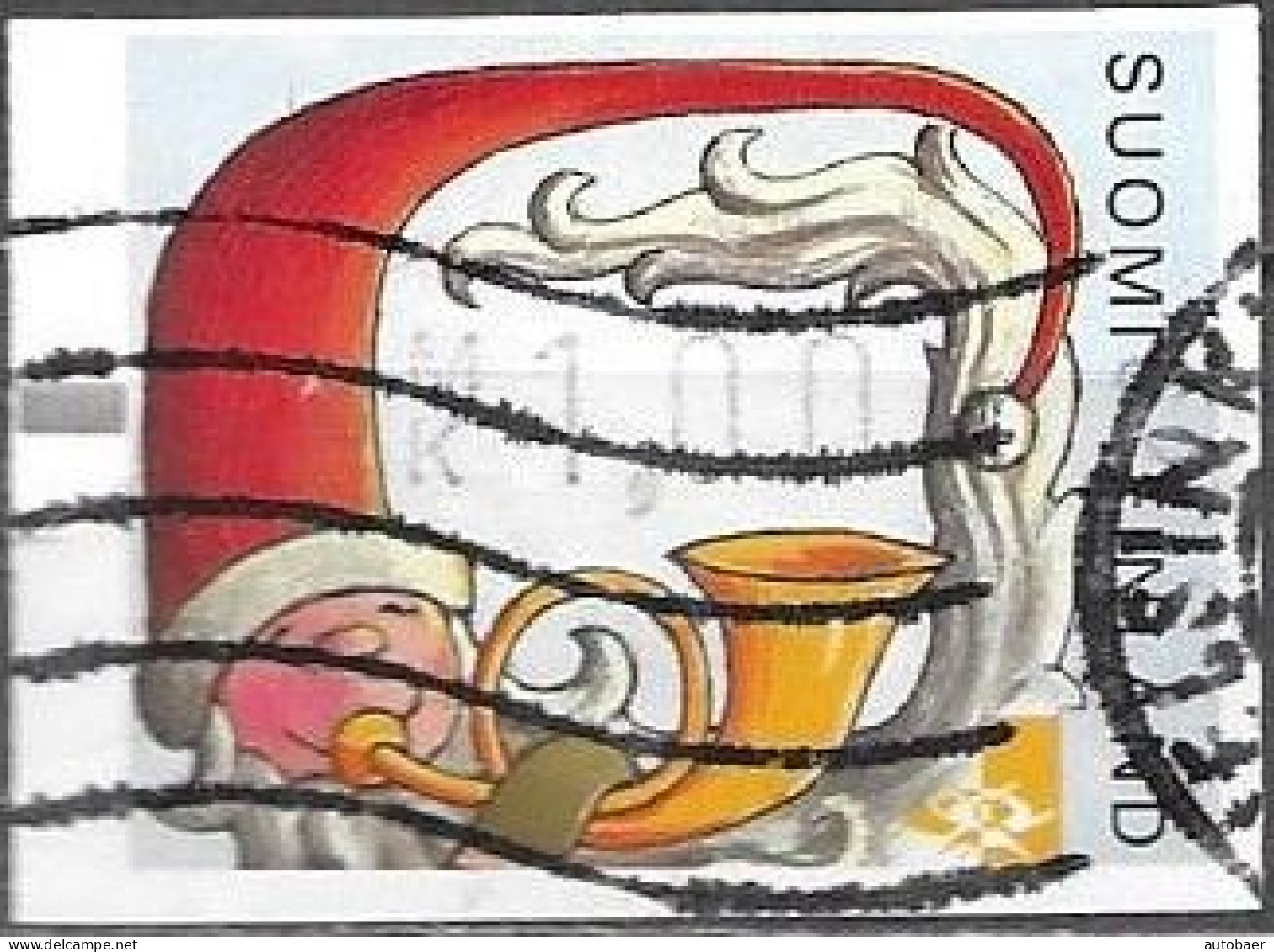 Finland Finnland Finlande Suomi 1999 Santa Claus Christmas Michel Nr. 32 1,00 MK Cancelled Oblitere Gestempelt Used Oo - Viñetas De Franqueo [ATM]