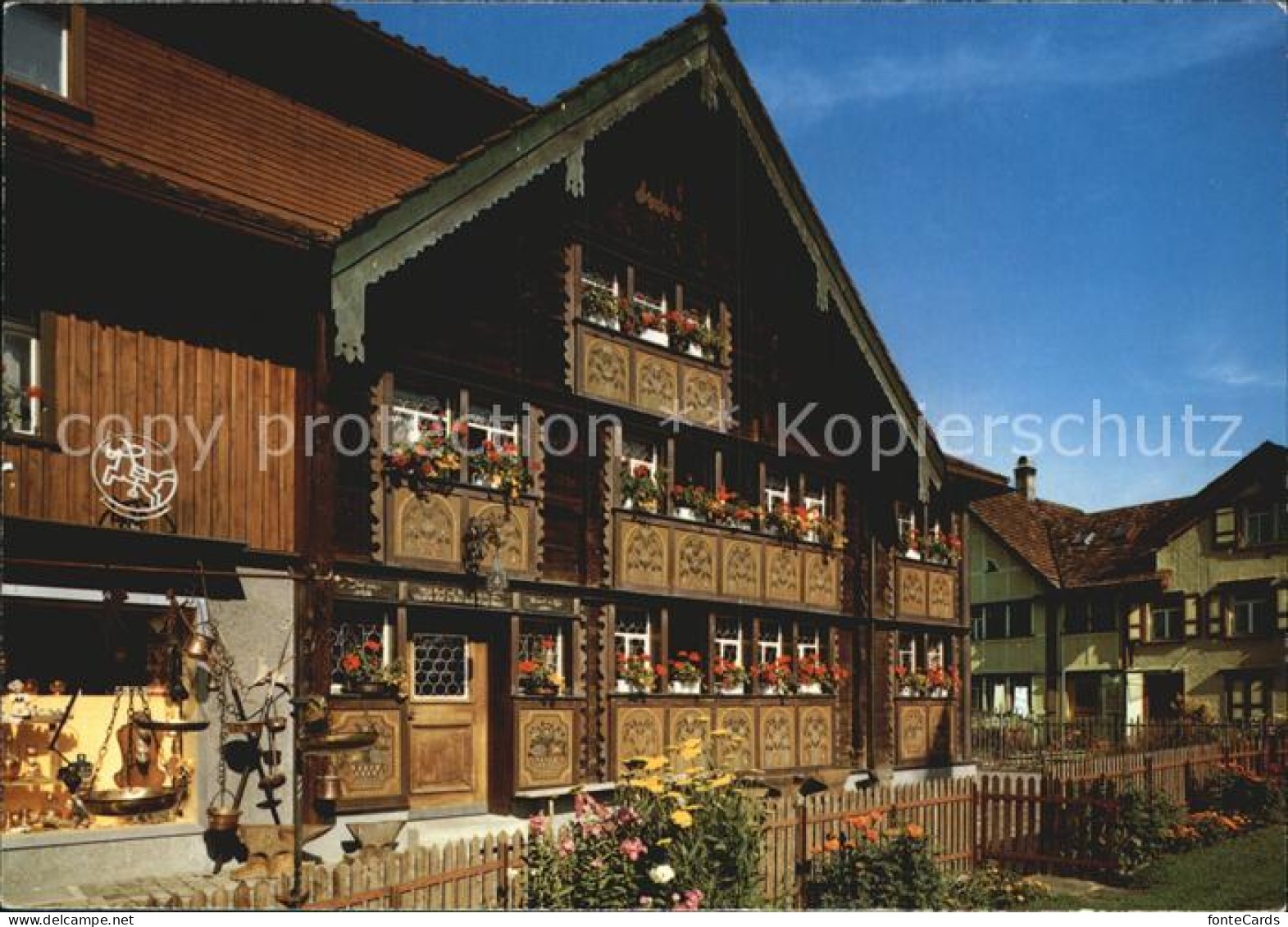 12563711 Appenzell IR Bemaltes Haus Des Glockensattlers Engelgasse Appenzell - Altri & Non Classificati