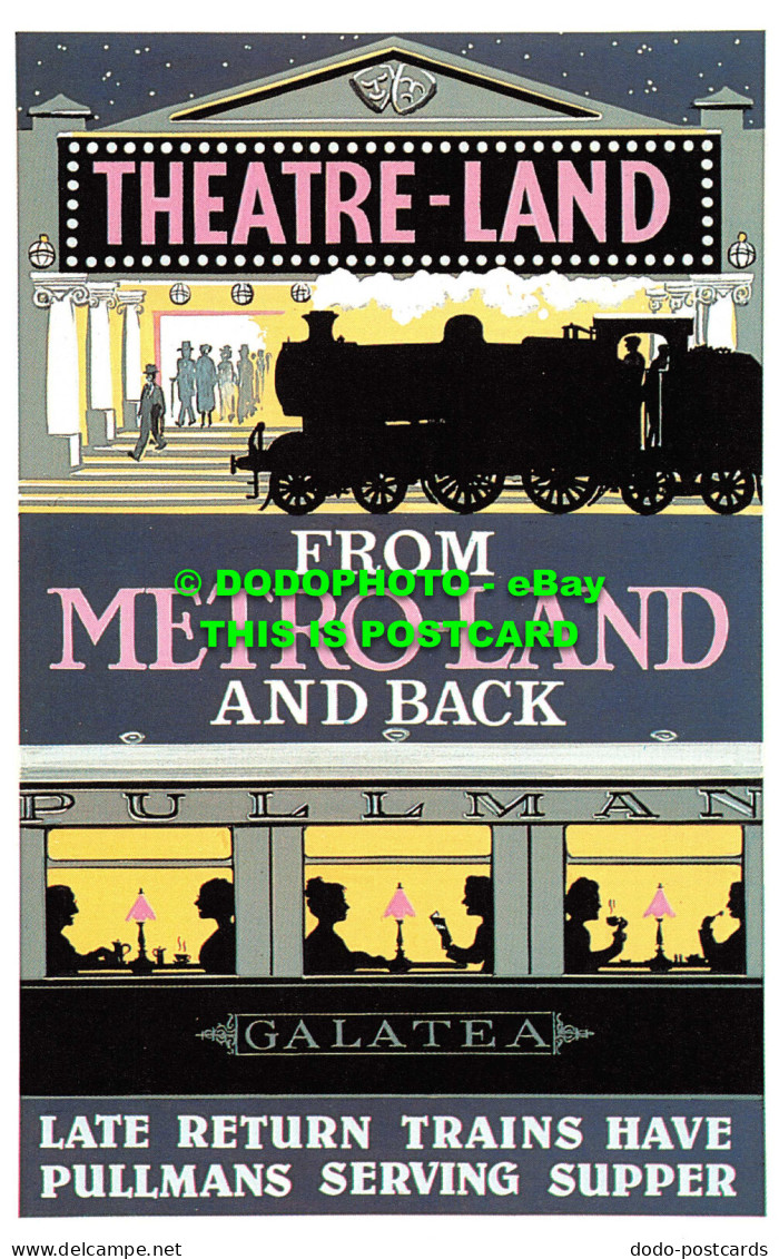 R541737 Theatre Land From Metro Land And Back. Late Return Trains Have Pullmans - Welt