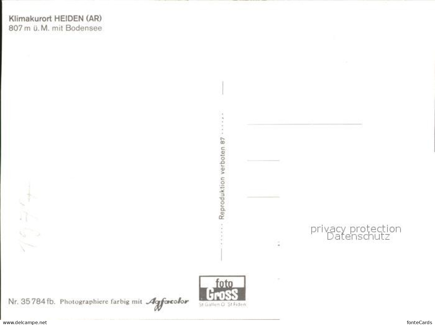 12563518 Heiden AR Mit Bodensee Heiden - Sonstige & Ohne Zuordnung