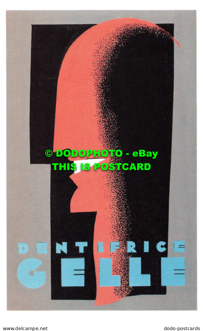 R542045 Dentifrice Gelle. Dalkeith Poster Card P 288. Jean Carlu. 1927 - Welt