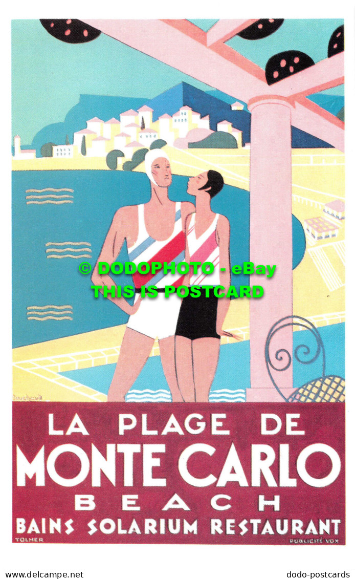 R542046 La Plage De Monte Carlo Beach. Bains. Solarium. Restaurant. Dalkeith Pos - Welt