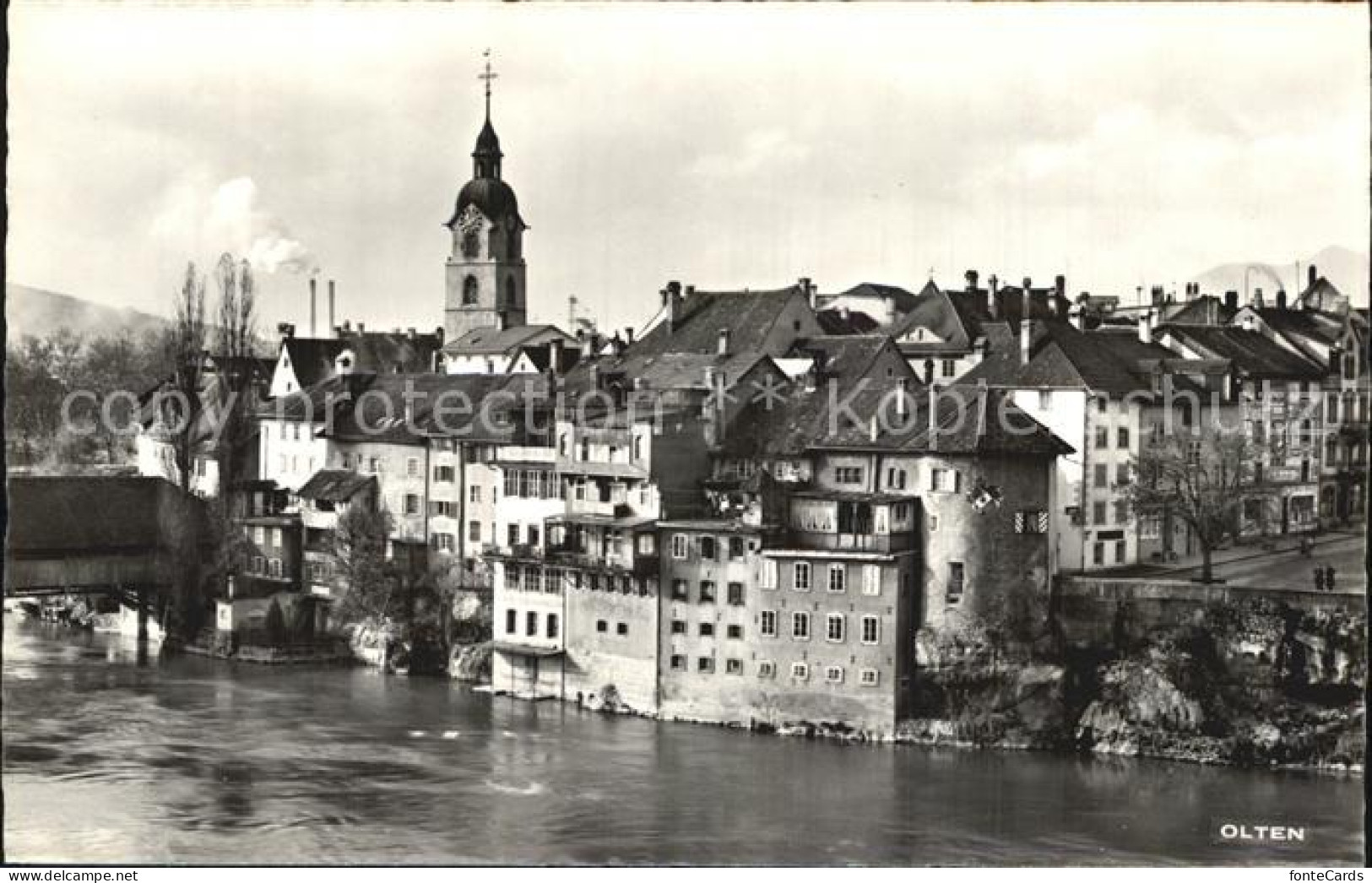 12563198 Olten Teilansicht Mit Kirche Olten - Autres & Non Classés