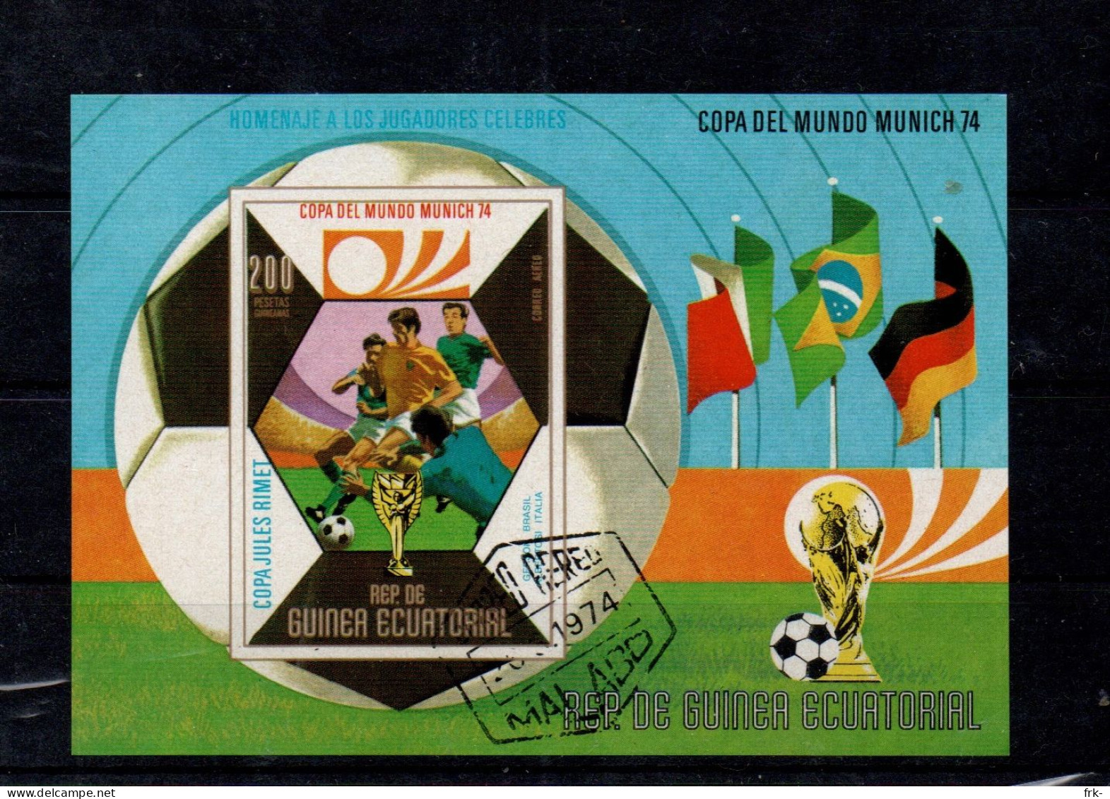 Guinea Equatioral 1974 Coppa Del Mundo Munich - Equatoriaal Guinea