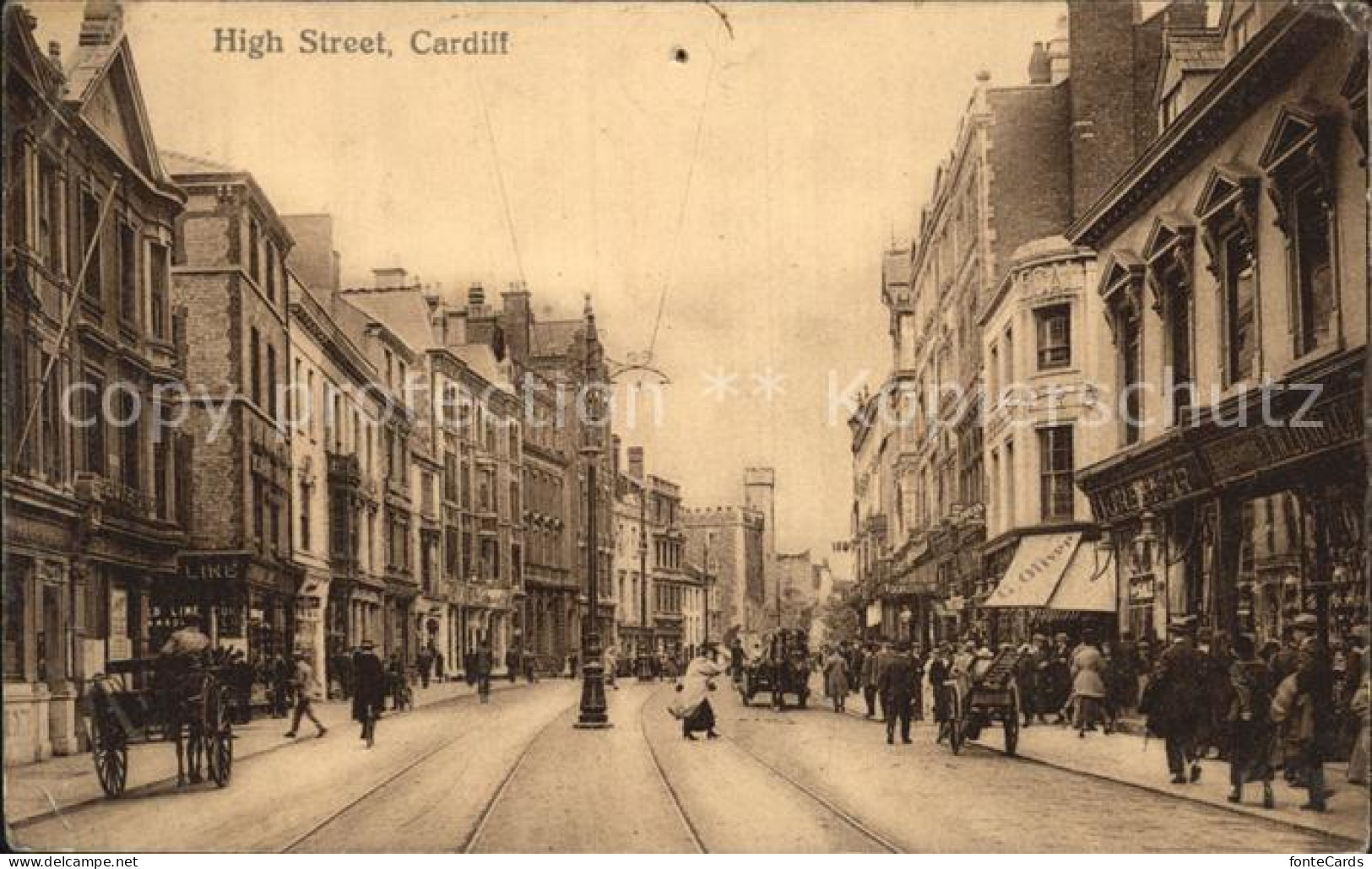 12558189 Cardiff Wales High Street Cardiff Wales - Altri & Non Classificati