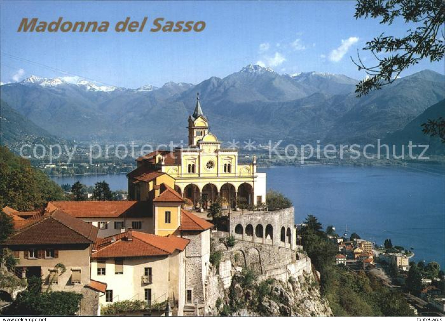 12557113 Orselina Locarno Lago Maggiore Santuario Madonna Del Sasso Orselina Loc - Autres & Non Classés