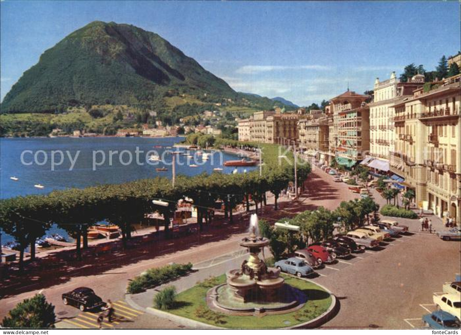 12556673 Lugano TI Ufer Fontana Bossi Monte San Salvatore Lugano - Autres & Non Classés