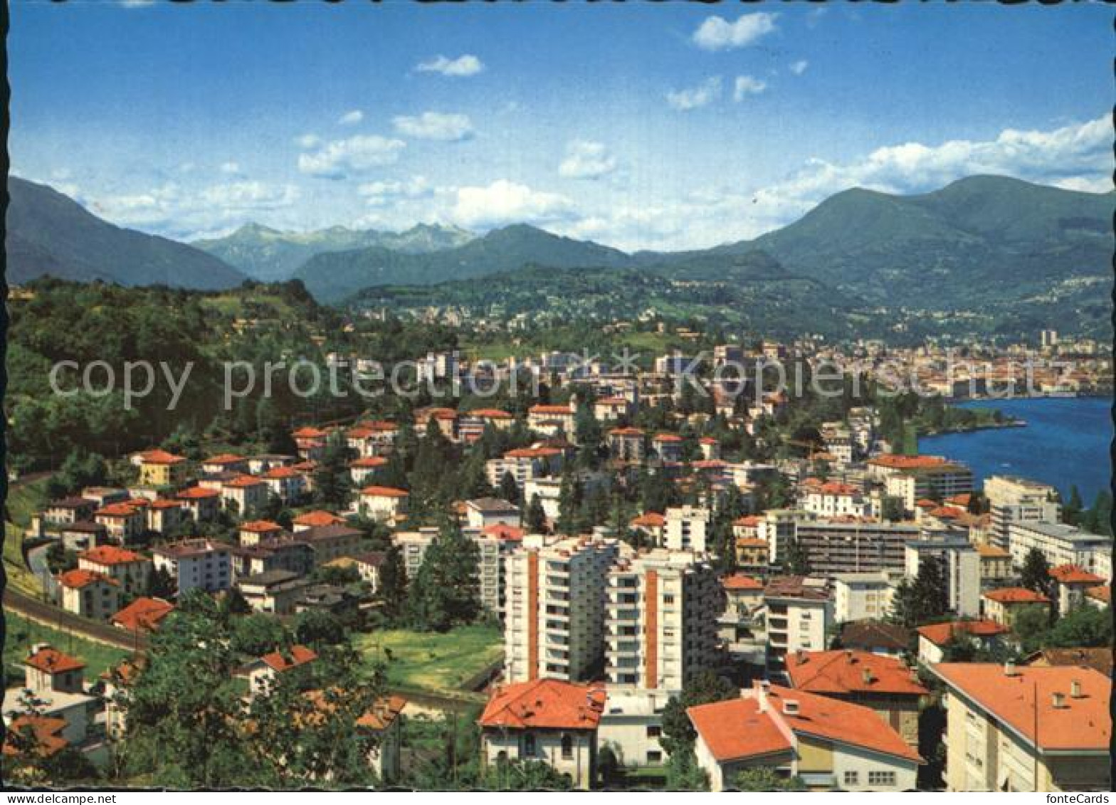 12556672 Lugano TI Panorama Lugano - Autres & Non Classés