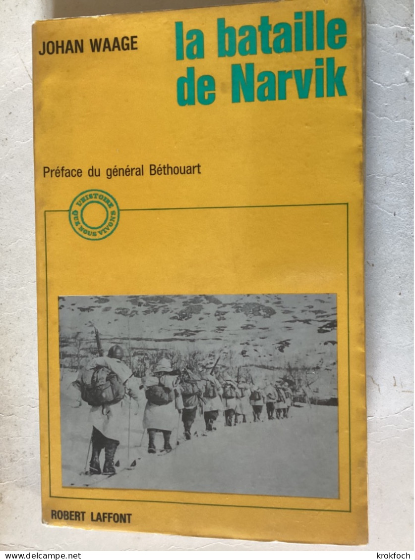 La Bataille De Narvik 1940 - J. Waage 1965 - Norvège - Guerra 1939-45