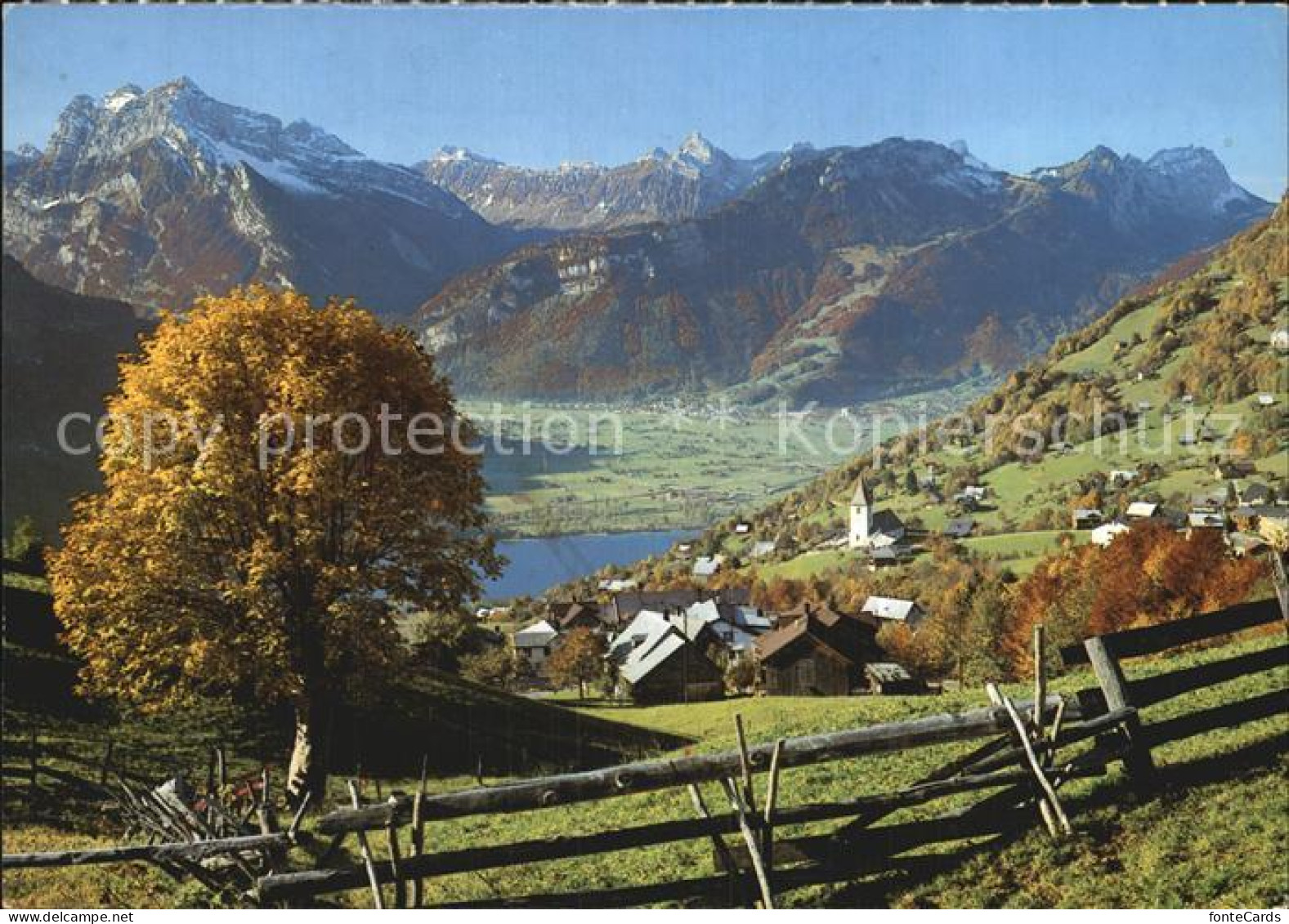 12547662 Amden SG Panorama Mit Walensee Amden - Sonstige & Ohne Zuordnung