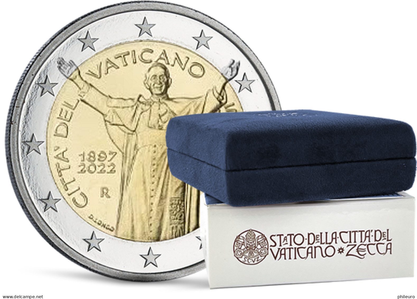 Vatican 2022 : 2 Euro Commémorative  "125 Ans De La Naissance De Paul VI' (BE En Coffret) - DISPO EN FRANCE - Vaticaanstad